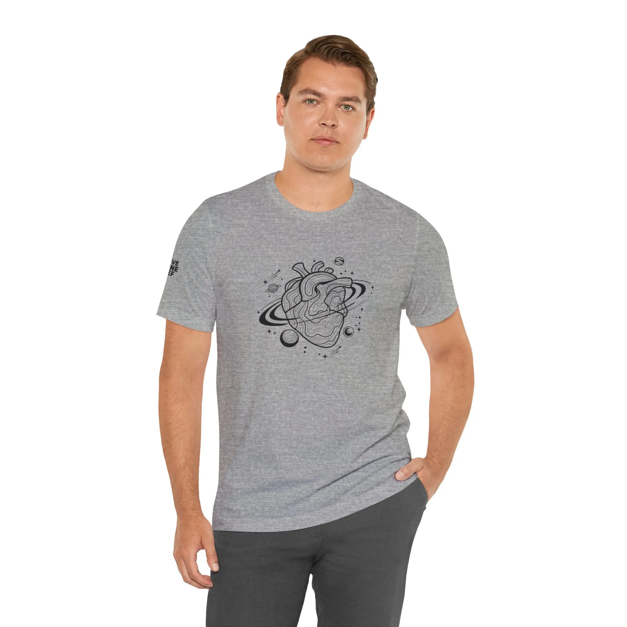 Gravitational Heart - Unisex Jersey Short Sleeve Tee