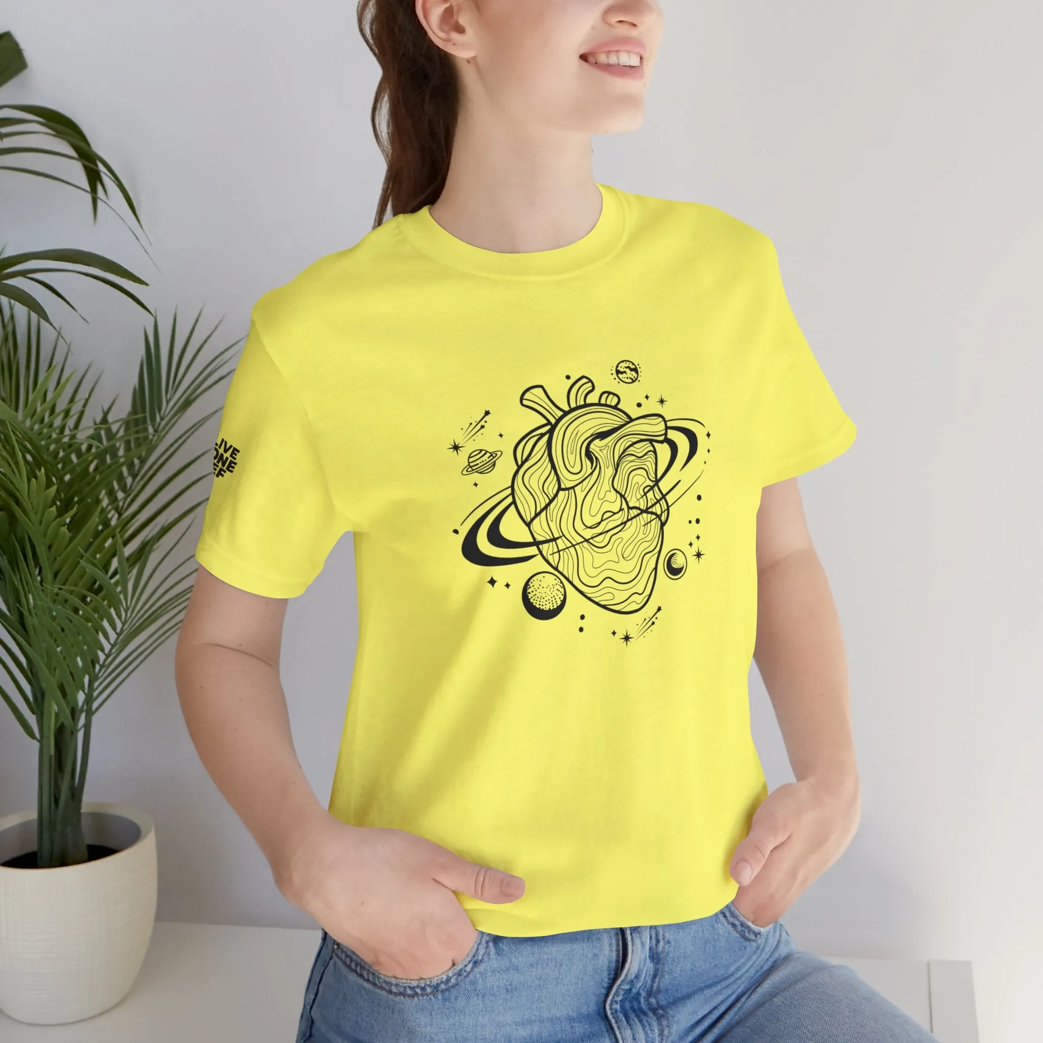 Gravitational Heart - Unisex Jersey Short Sleeve Tee
