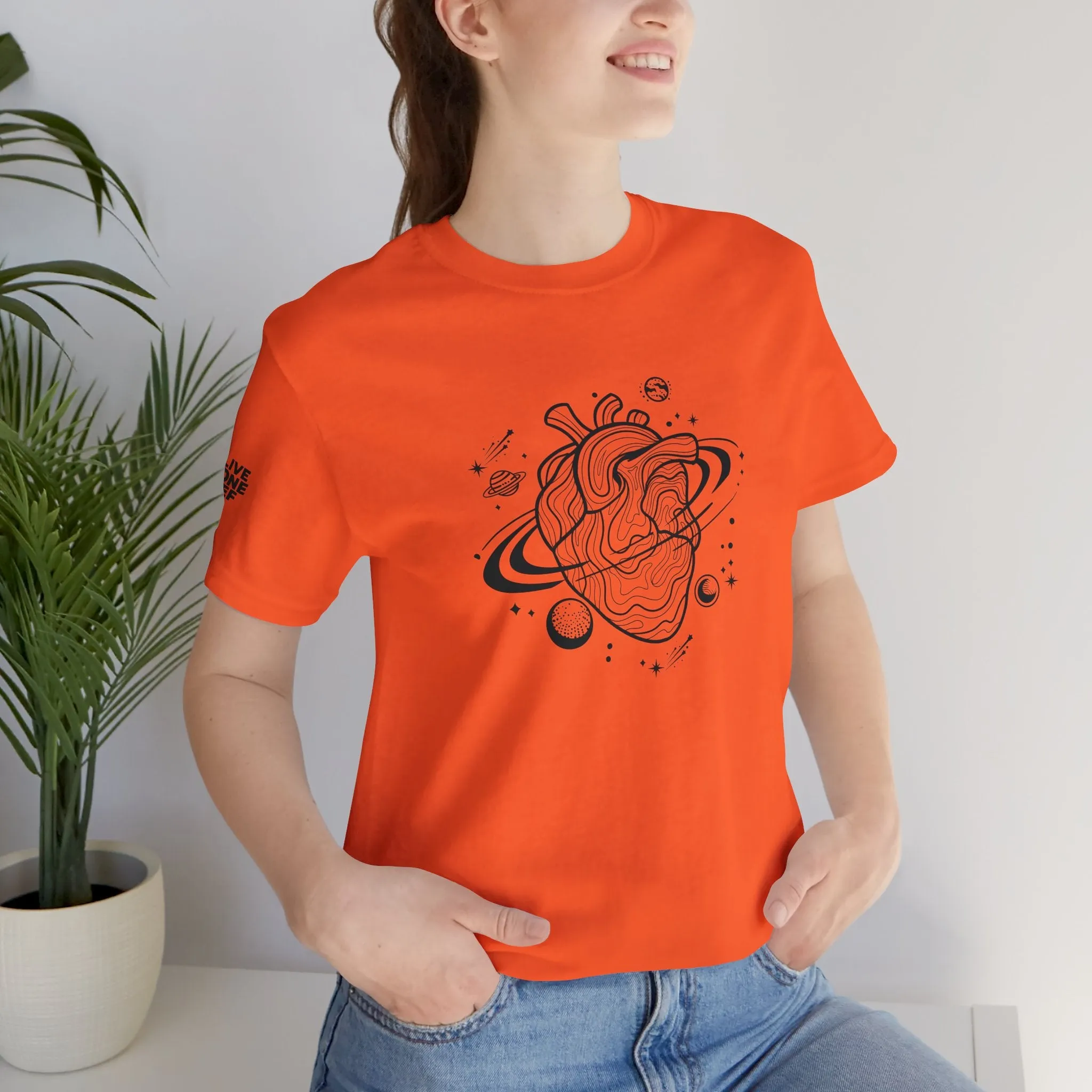 Gravitational Heart - Unisex Jersey Short Sleeve Tee