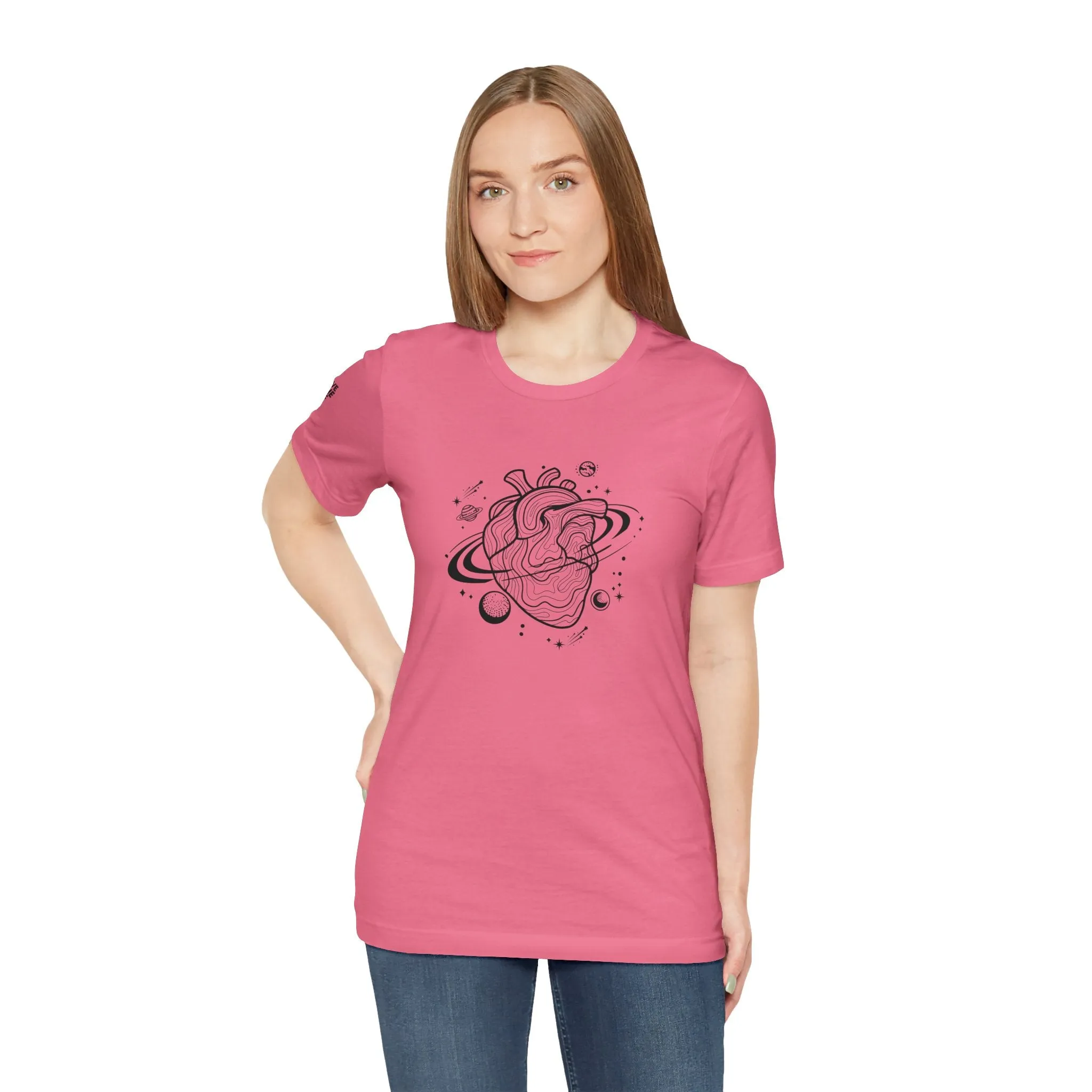 Gravitational Heart - Unisex Jersey Short Sleeve Tee