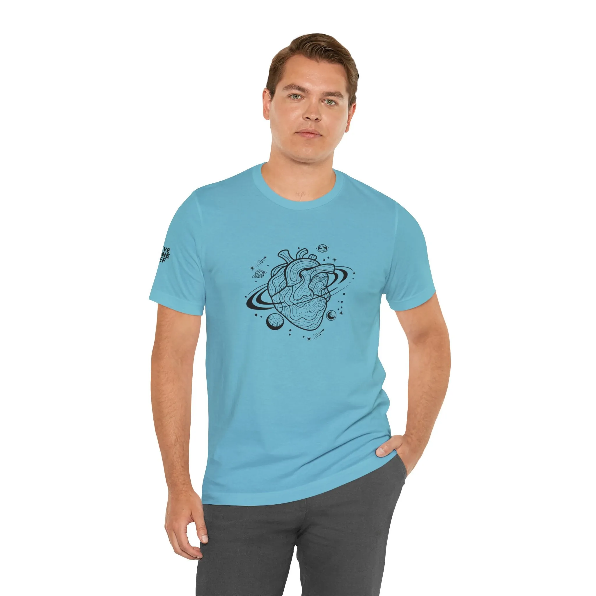 Gravitational Heart - Unisex Jersey Short Sleeve Tee