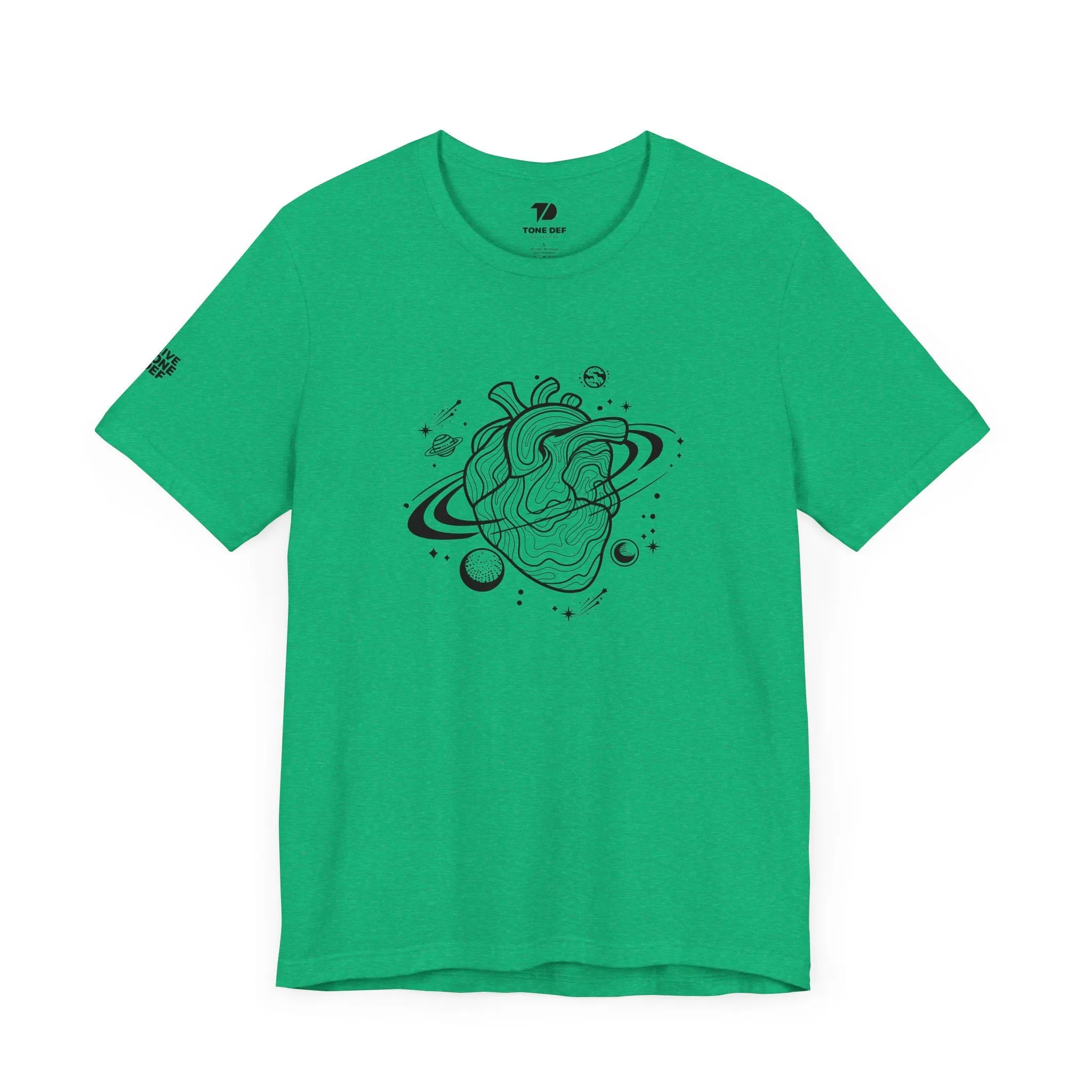 Gravitational Heart - Unisex Jersey Short Sleeve Tee