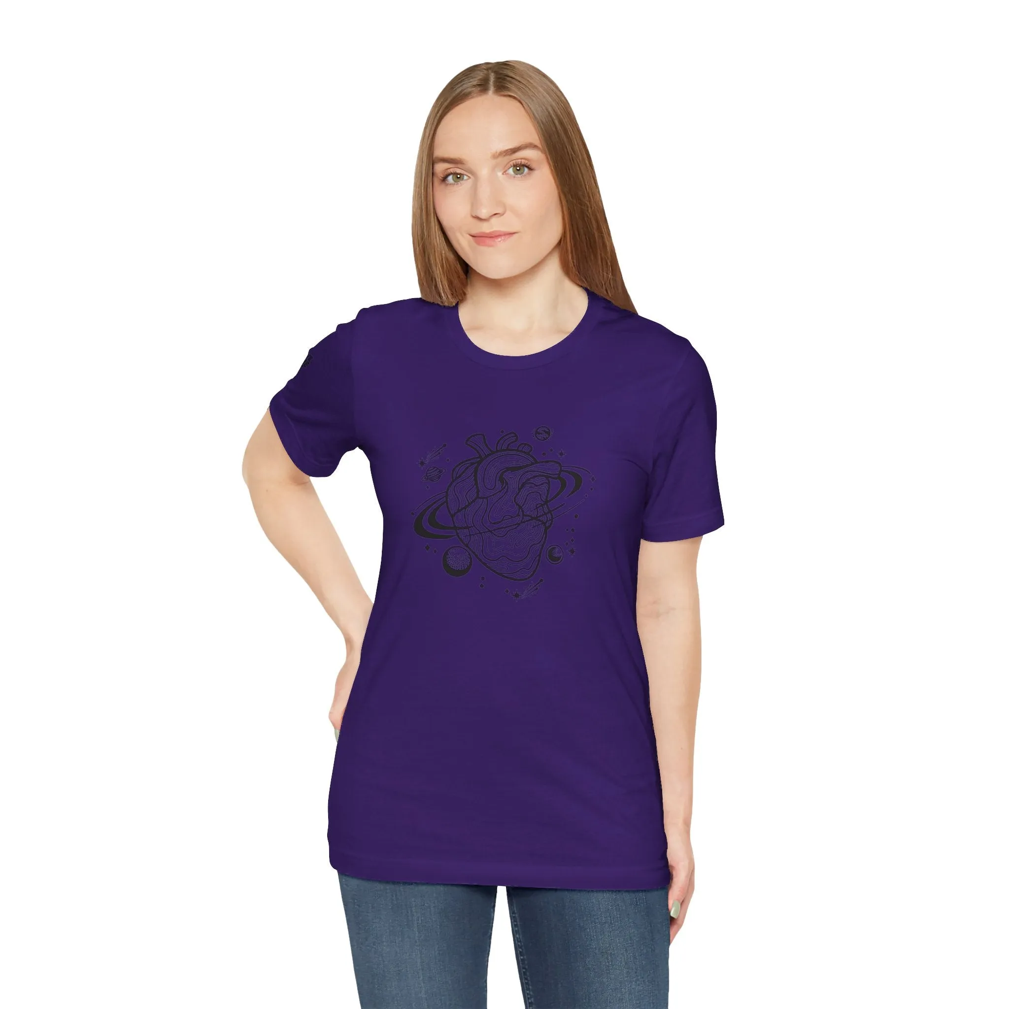 Gravitational Heart - Unisex Jersey Short Sleeve Tee