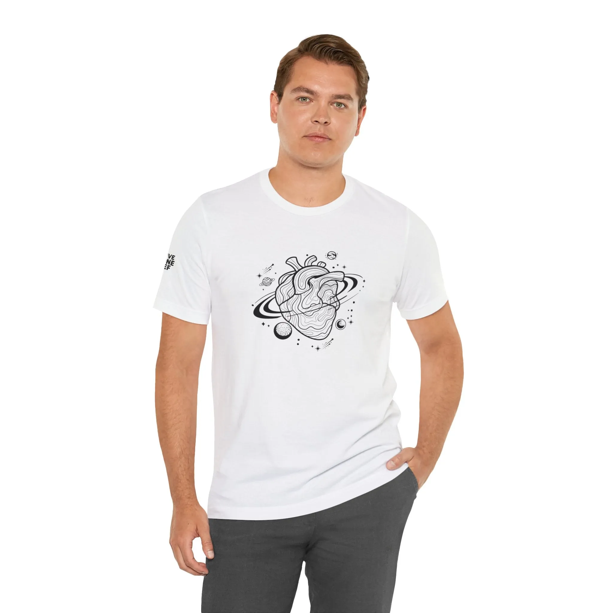 Gravitational Heart - Unisex Jersey Short Sleeve Tee