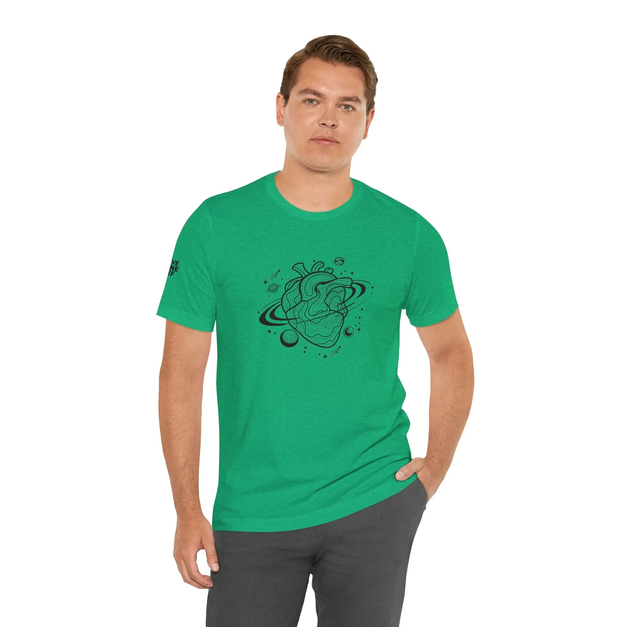 Gravitational Heart - Unisex Jersey Short Sleeve Tee