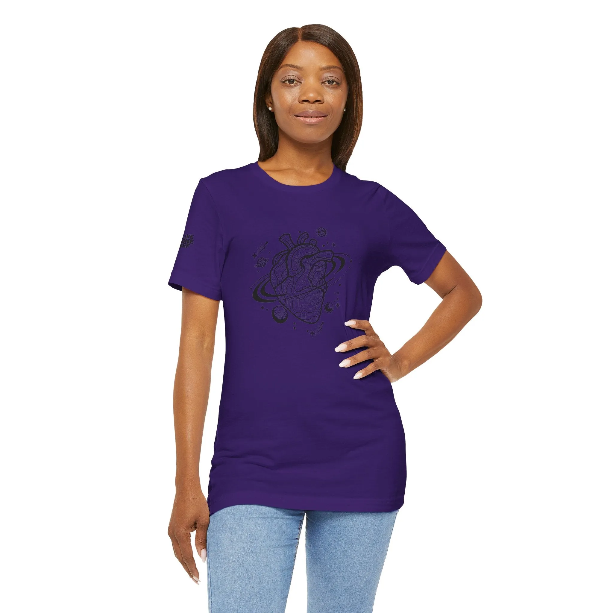 Gravitational Heart - Unisex Jersey Short Sleeve Tee