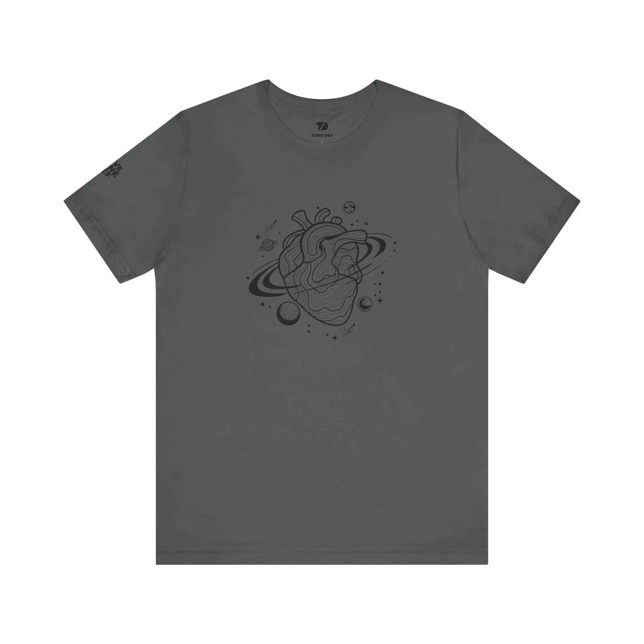 Gravitational Heart - Unisex Jersey Short Sleeve Tee