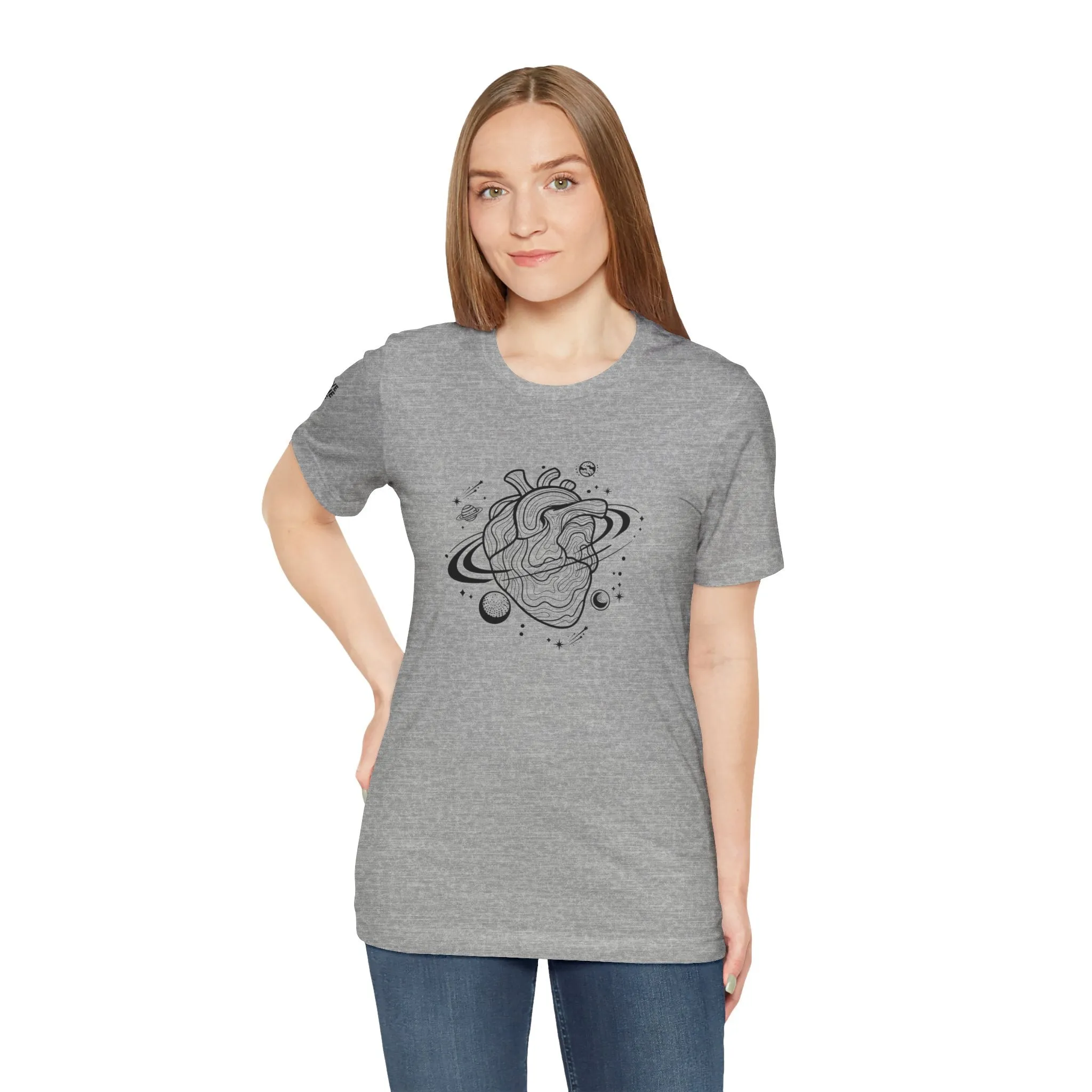Gravitational Heart - Unisex Jersey Short Sleeve Tee