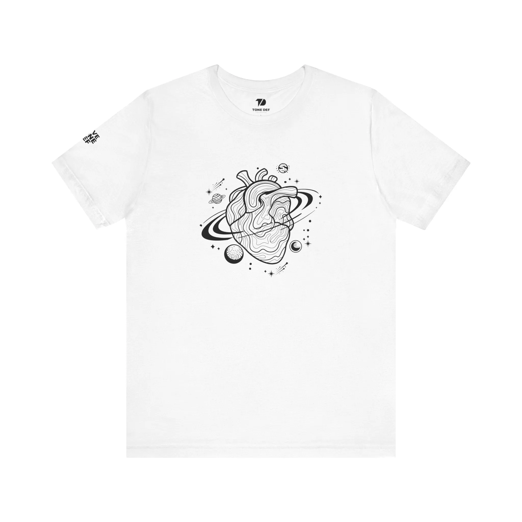 Gravitational Heart - Unisex Jersey Short Sleeve Tee