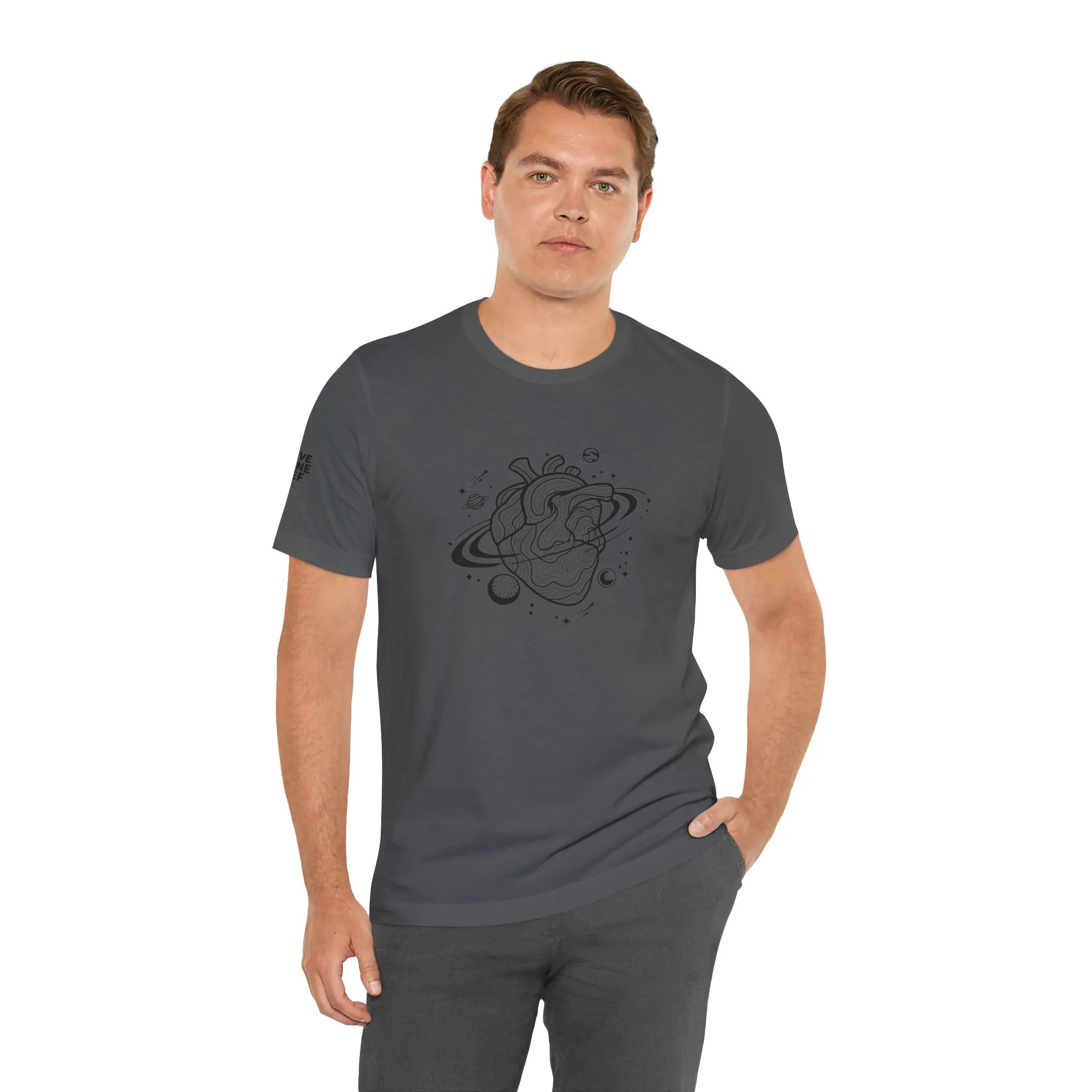 Gravitational Heart - Unisex Jersey Short Sleeve Tee