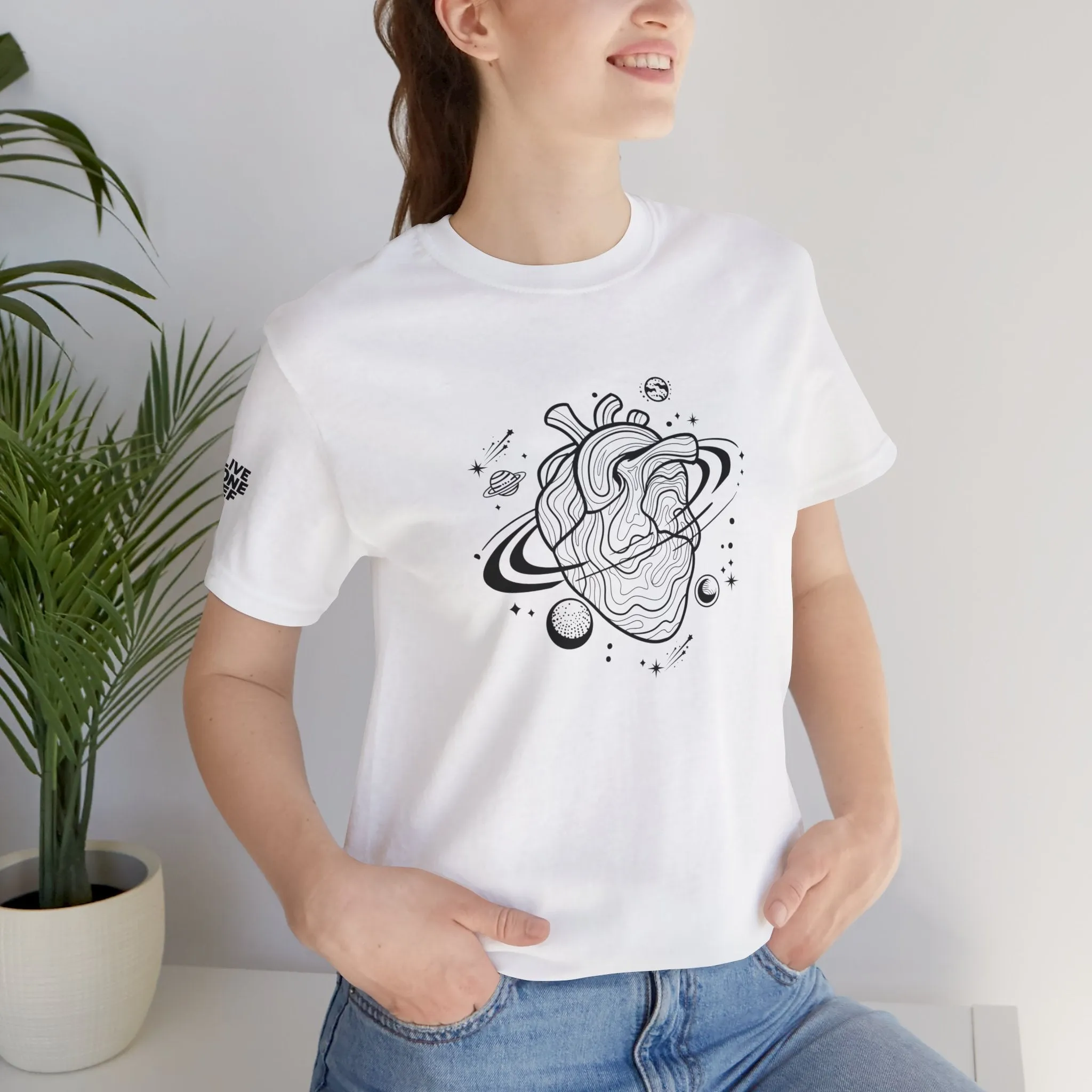 Gravitational Heart - Unisex Jersey Short Sleeve Tee