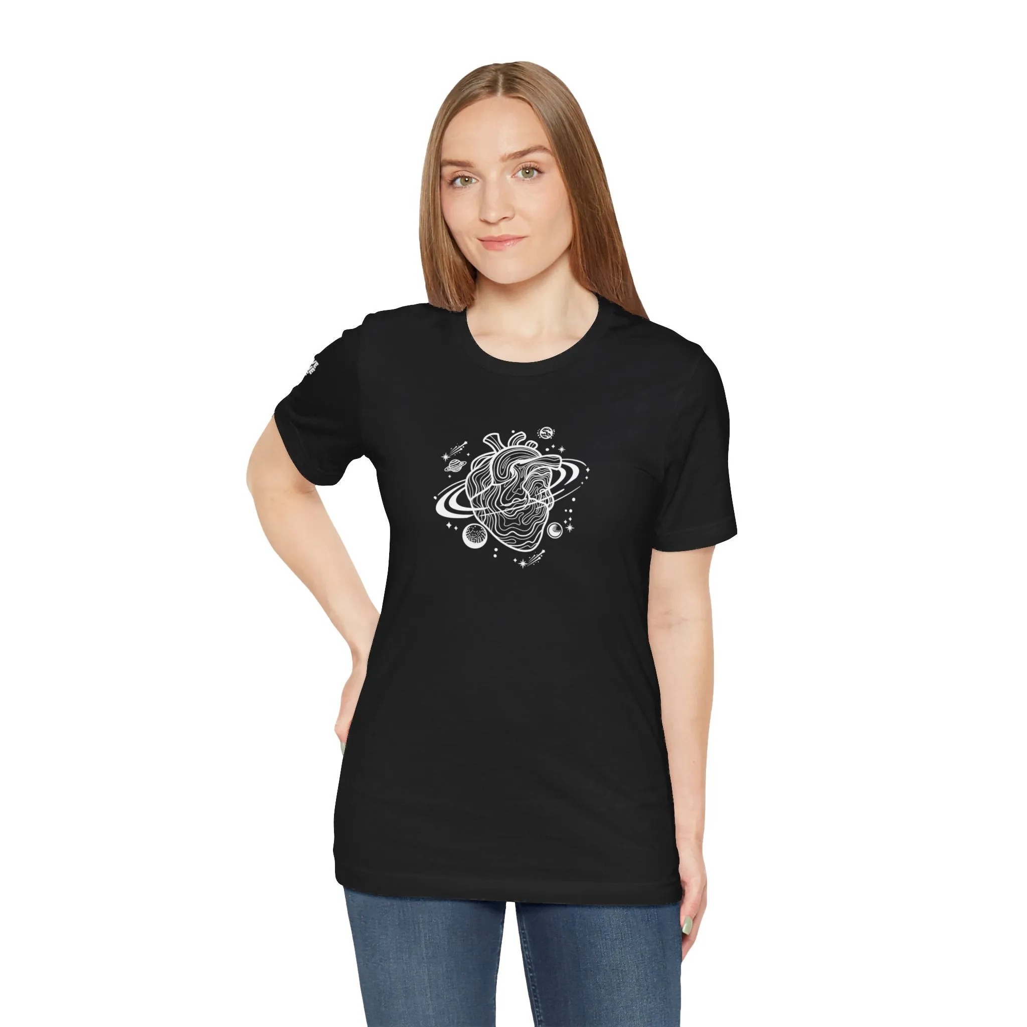 Gravitational Heart - Unisex Jersey Short Sleeve Tee