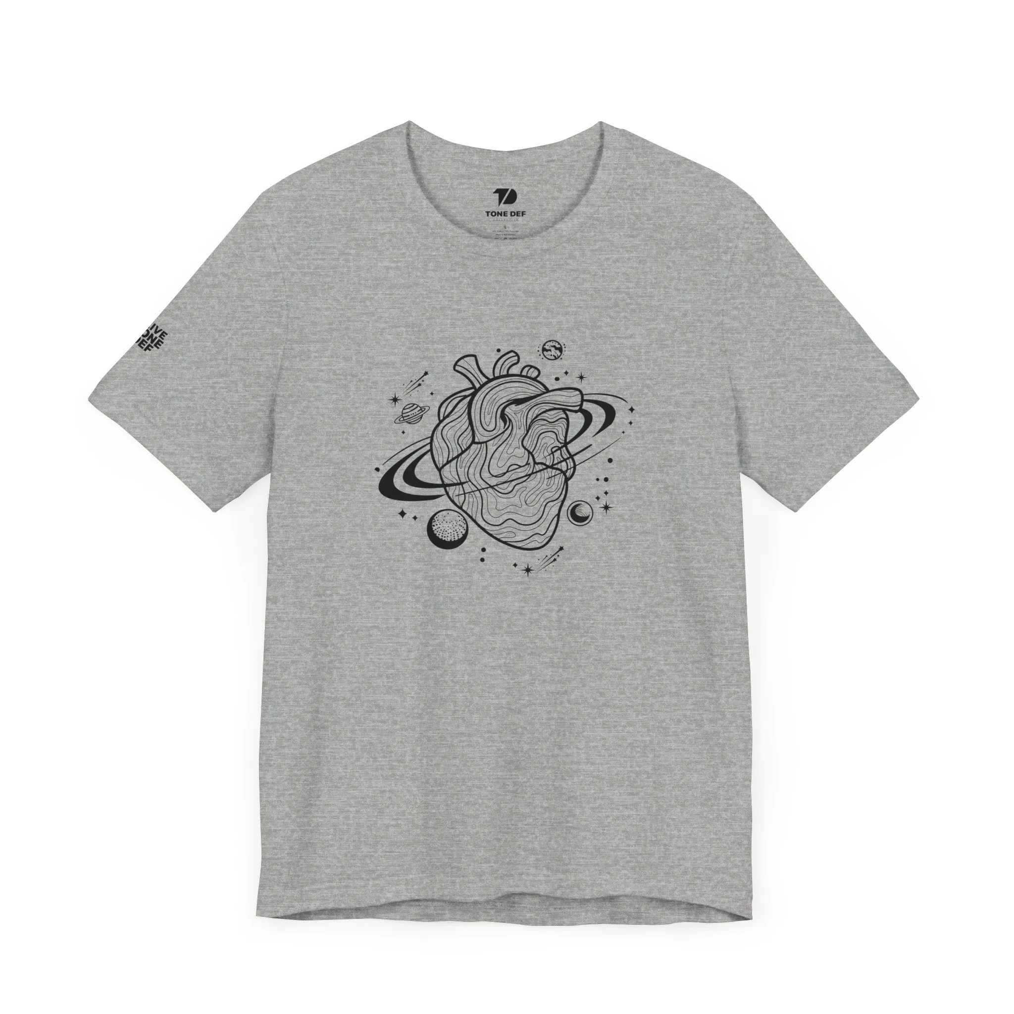 Gravitational Heart - Unisex Jersey Short Sleeve Tee