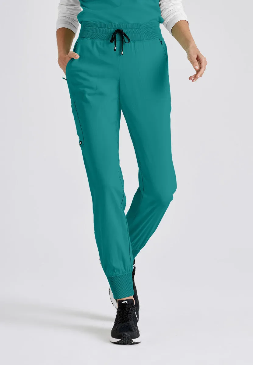 Greys Anatomy Stretch GRSP537 Eden Jogger Teal