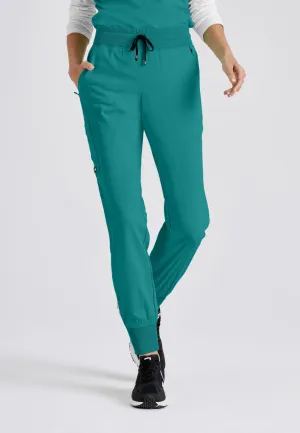 Greys Anatomy Stretch GRSP537 Eden Jogger Teal