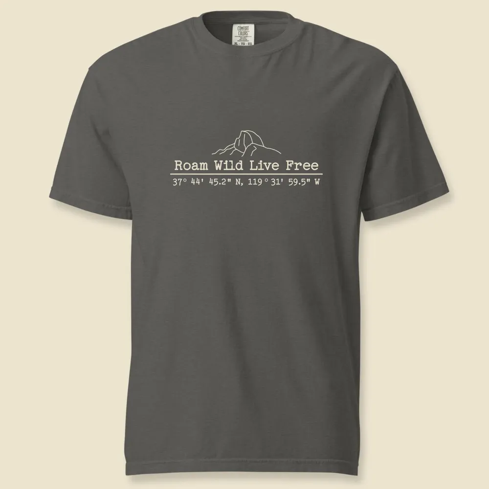 Half Dome Coordinates Premium Unisex Tee