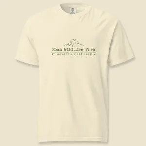 Half Dome Coordinates Premium Unisex Tee
