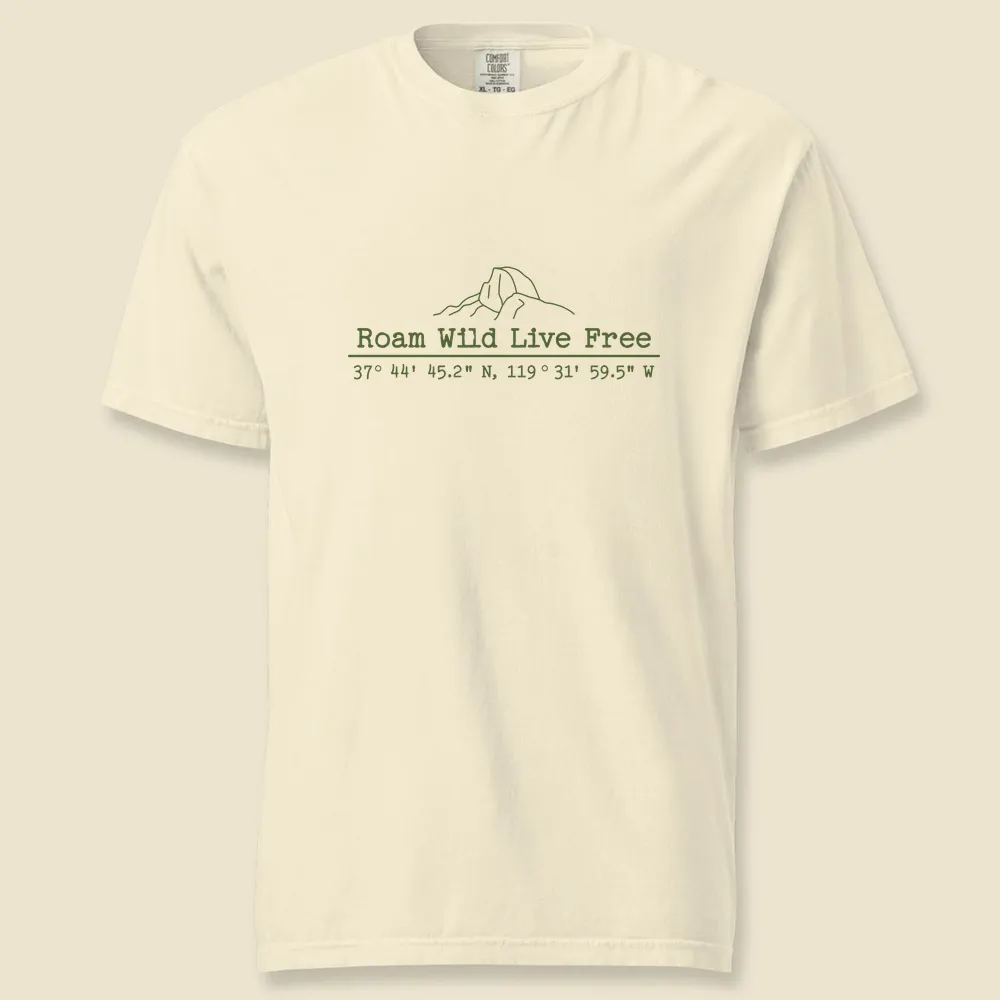 Half Dome Coordinates Premium Unisex Tee