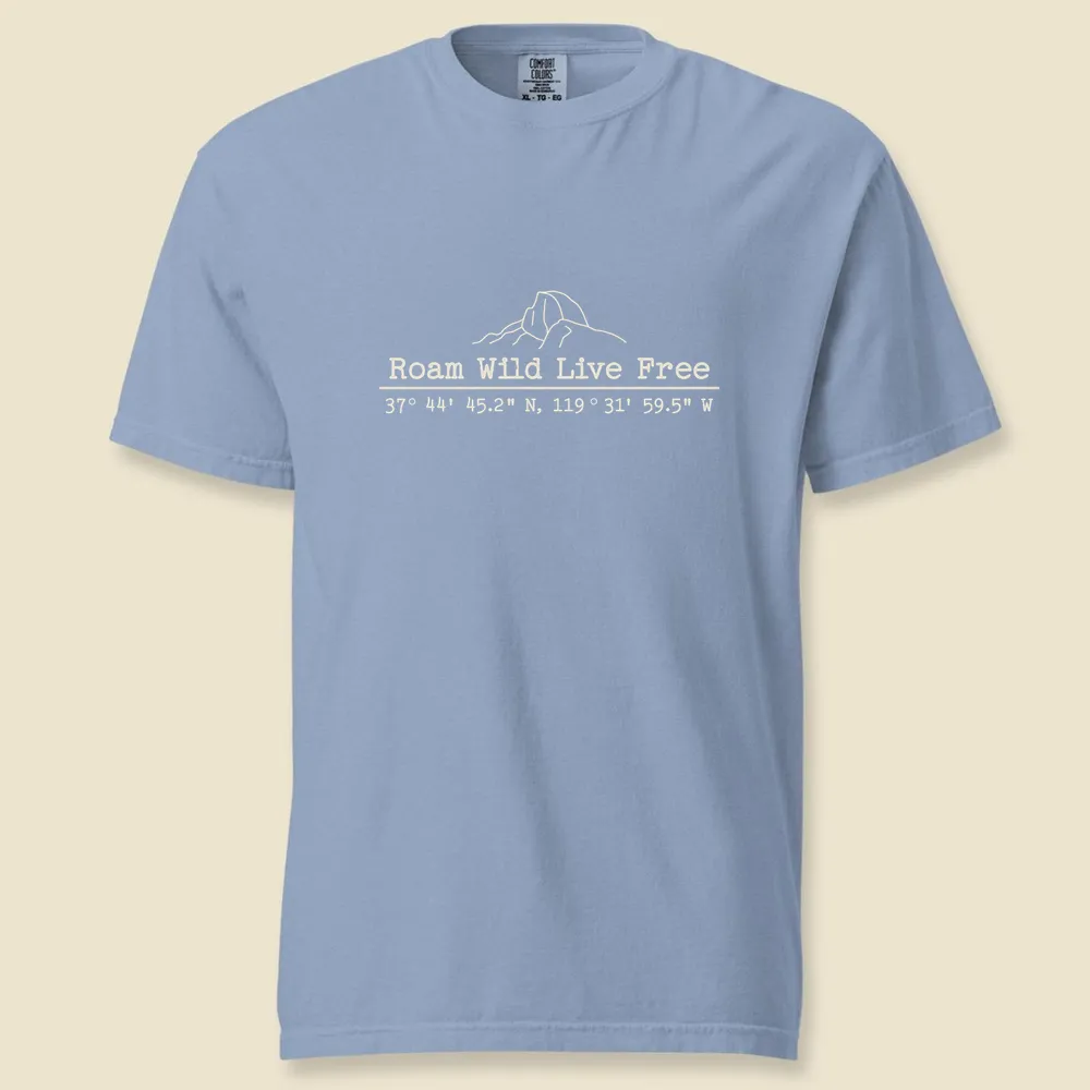 Half Dome Coordinates Premium Unisex Tee