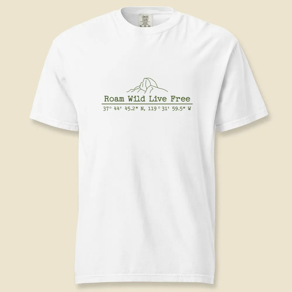 Half Dome Coordinates Premium Unisex Tee