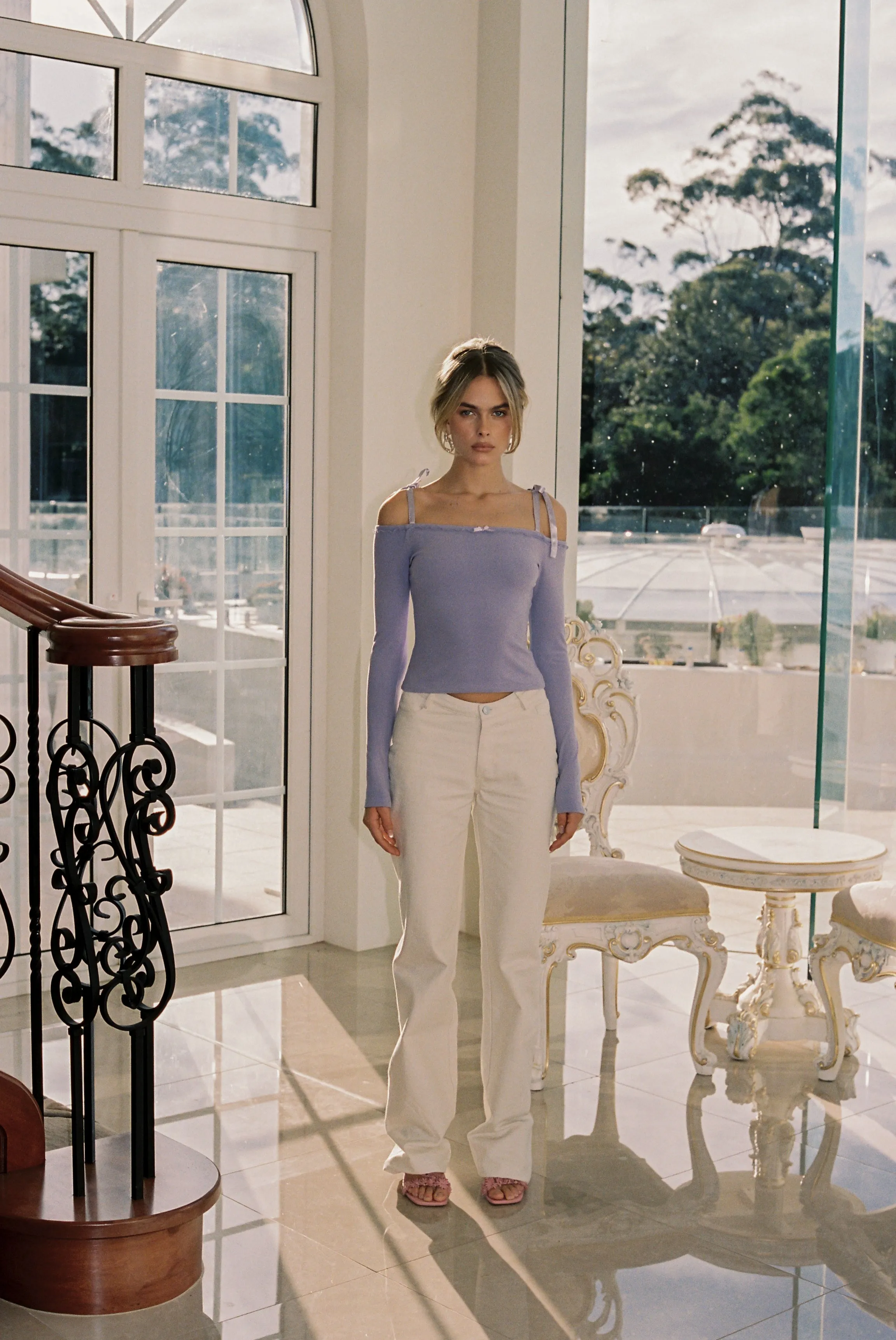 Harmony Pant in Cream