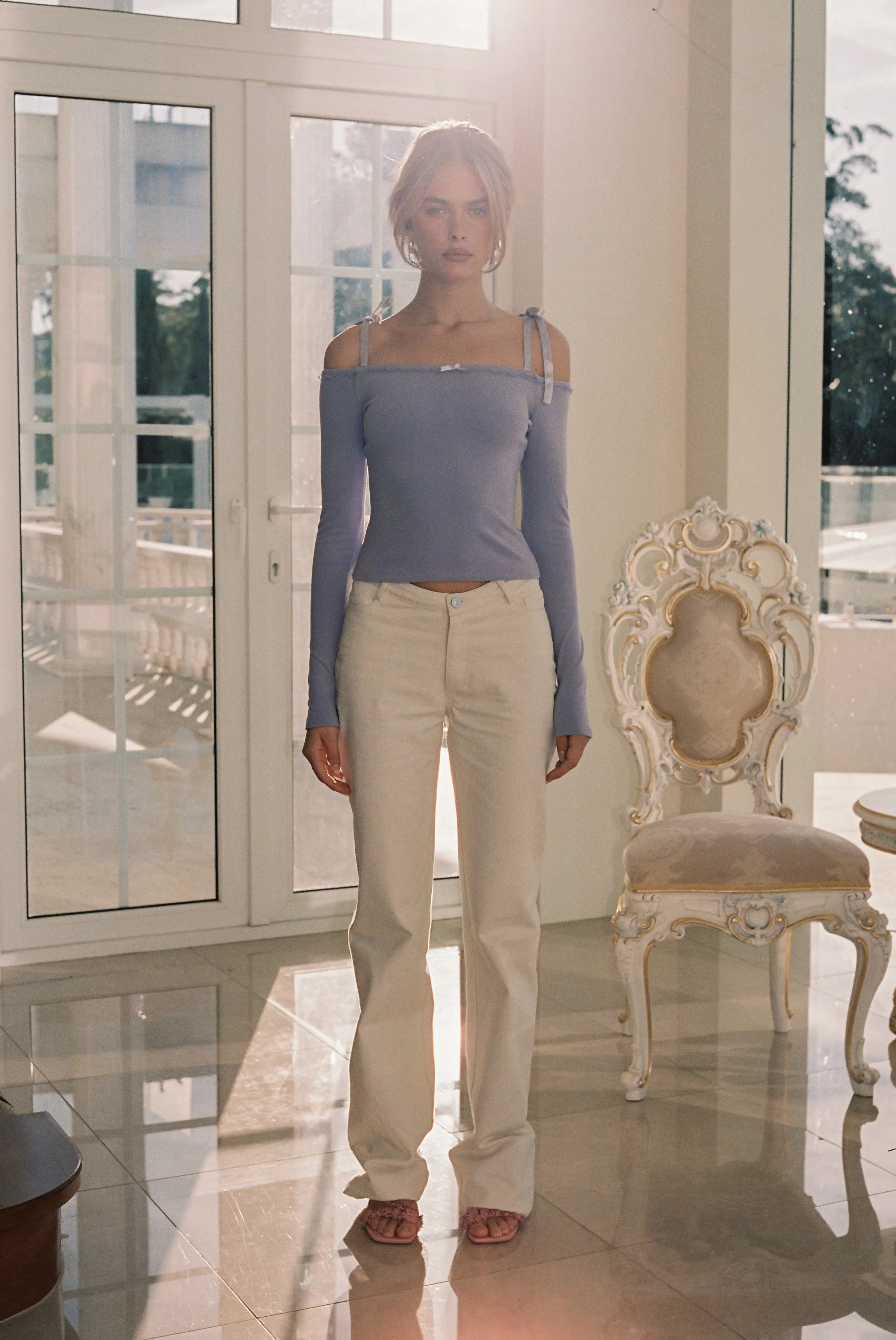 Harmony Pant in Cream