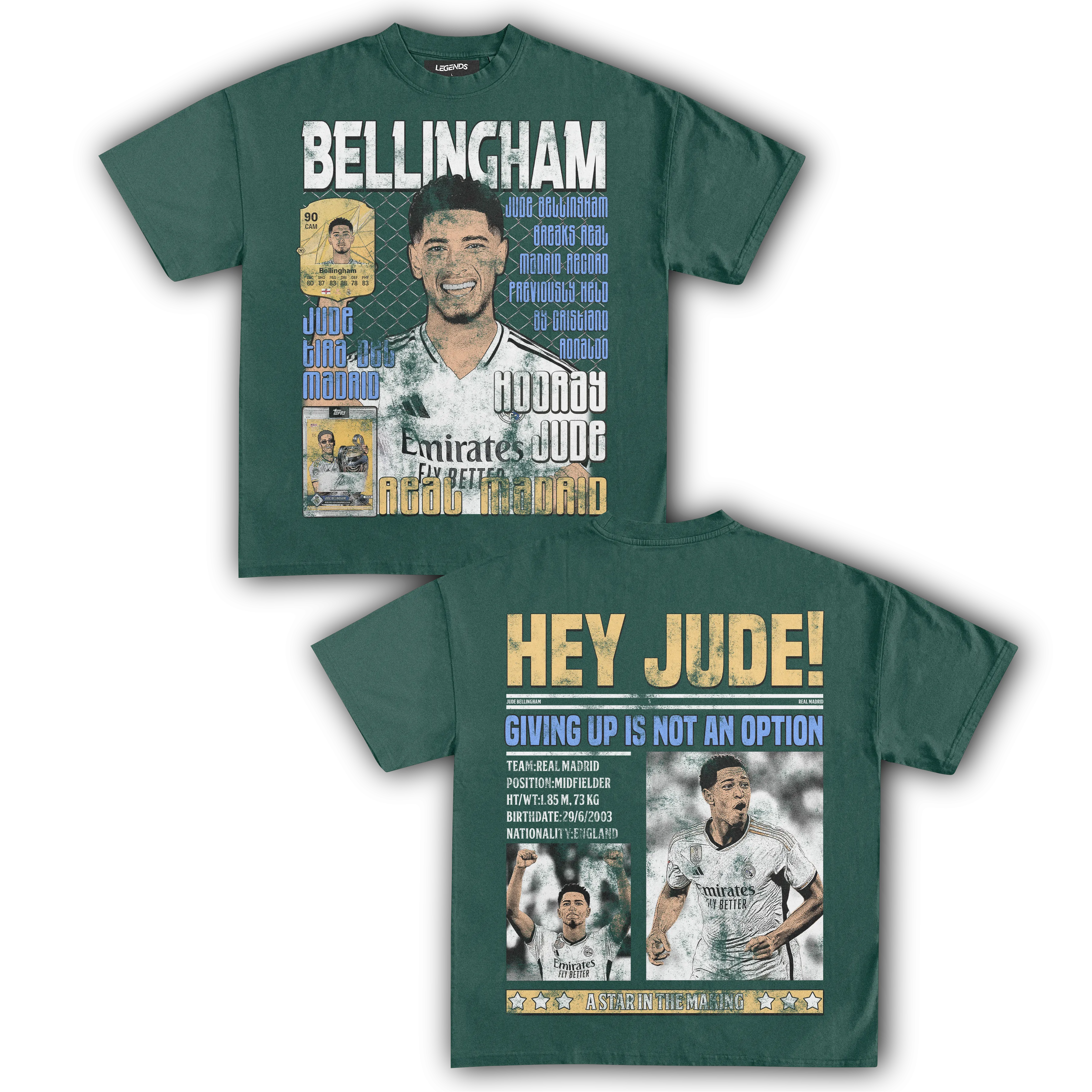 HEY JUDE! BELLINGHAM TEE (Double Sided)