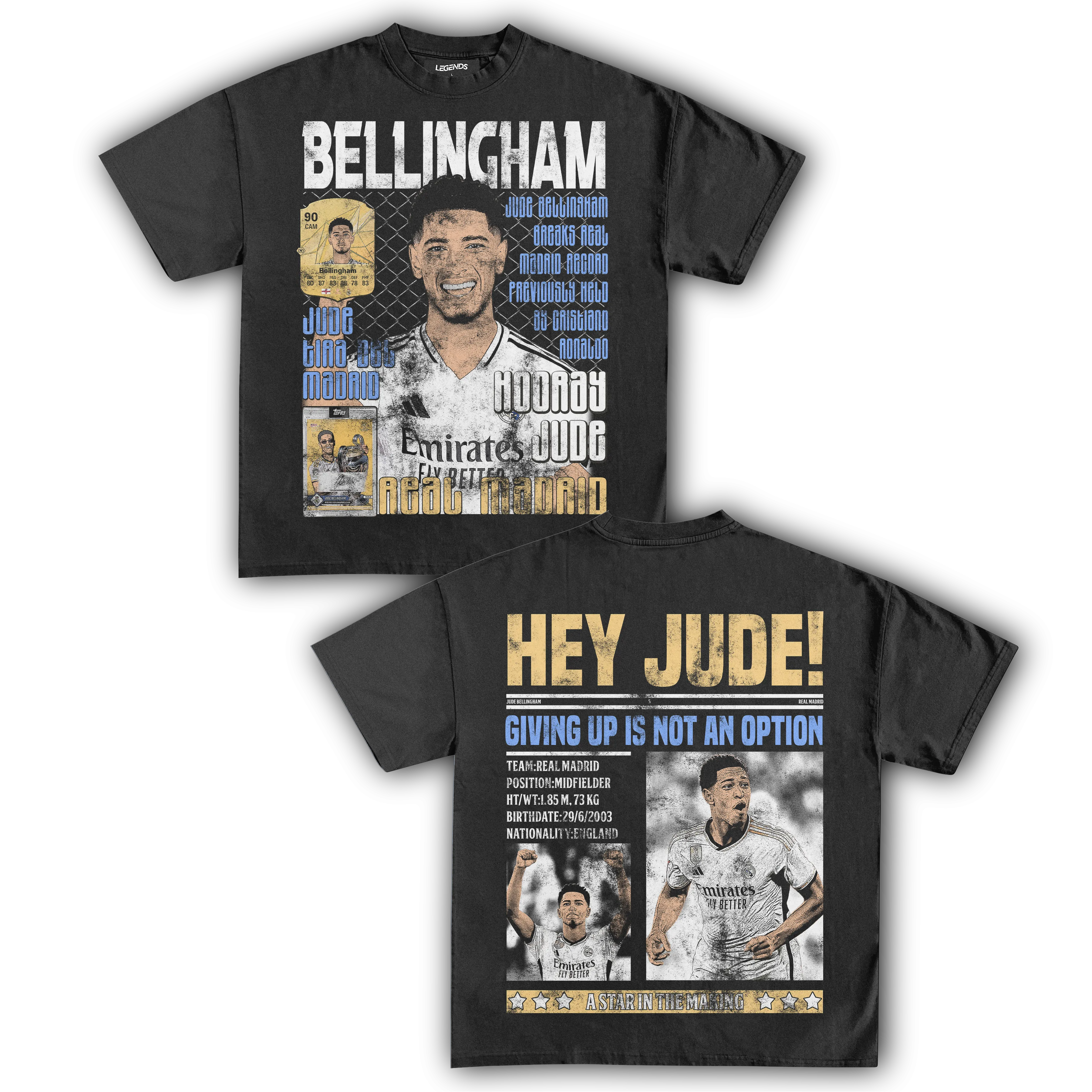 HEY JUDE! BELLINGHAM TEE (Double Sided)