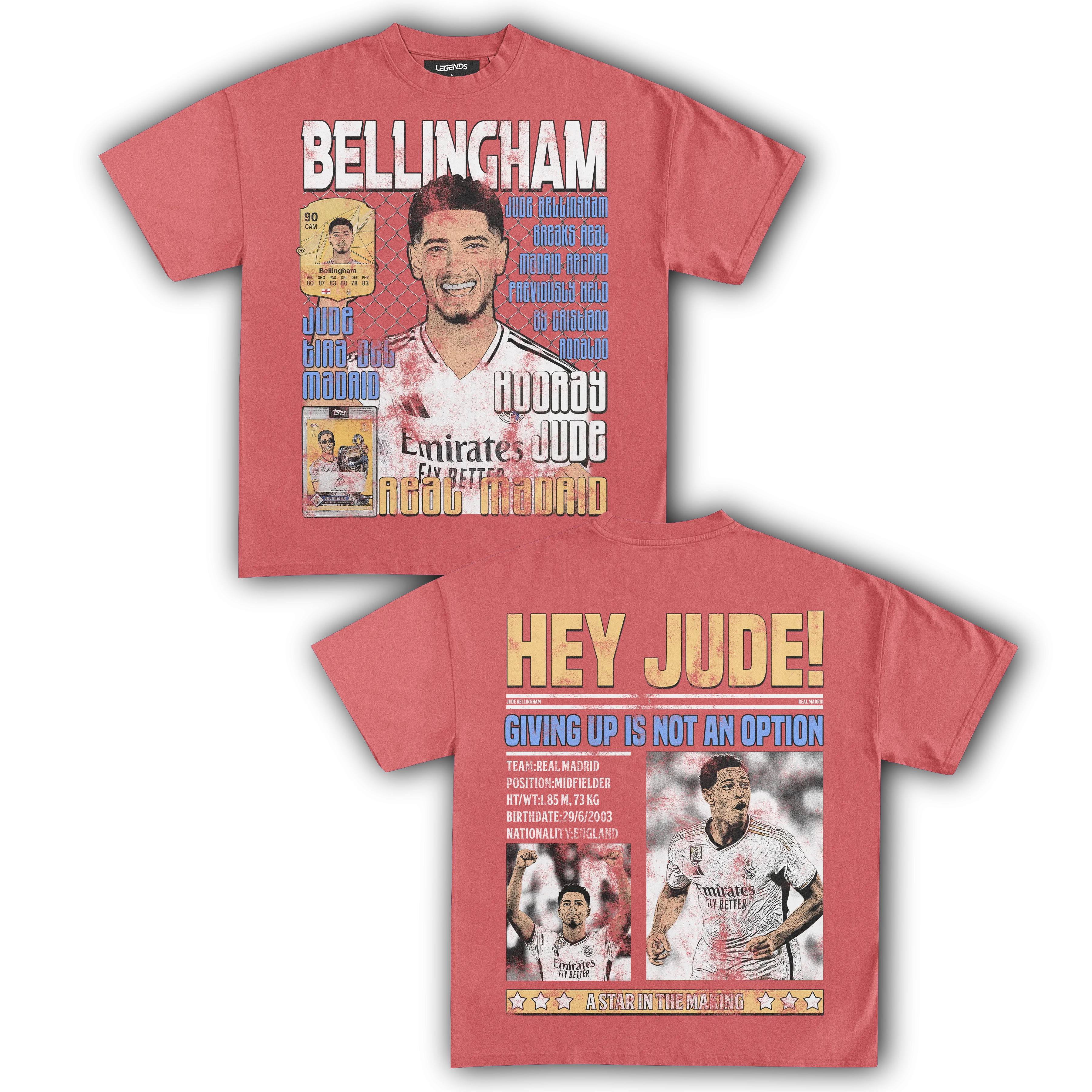 HEY JUDE! BELLINGHAM TEE (Double Sided)