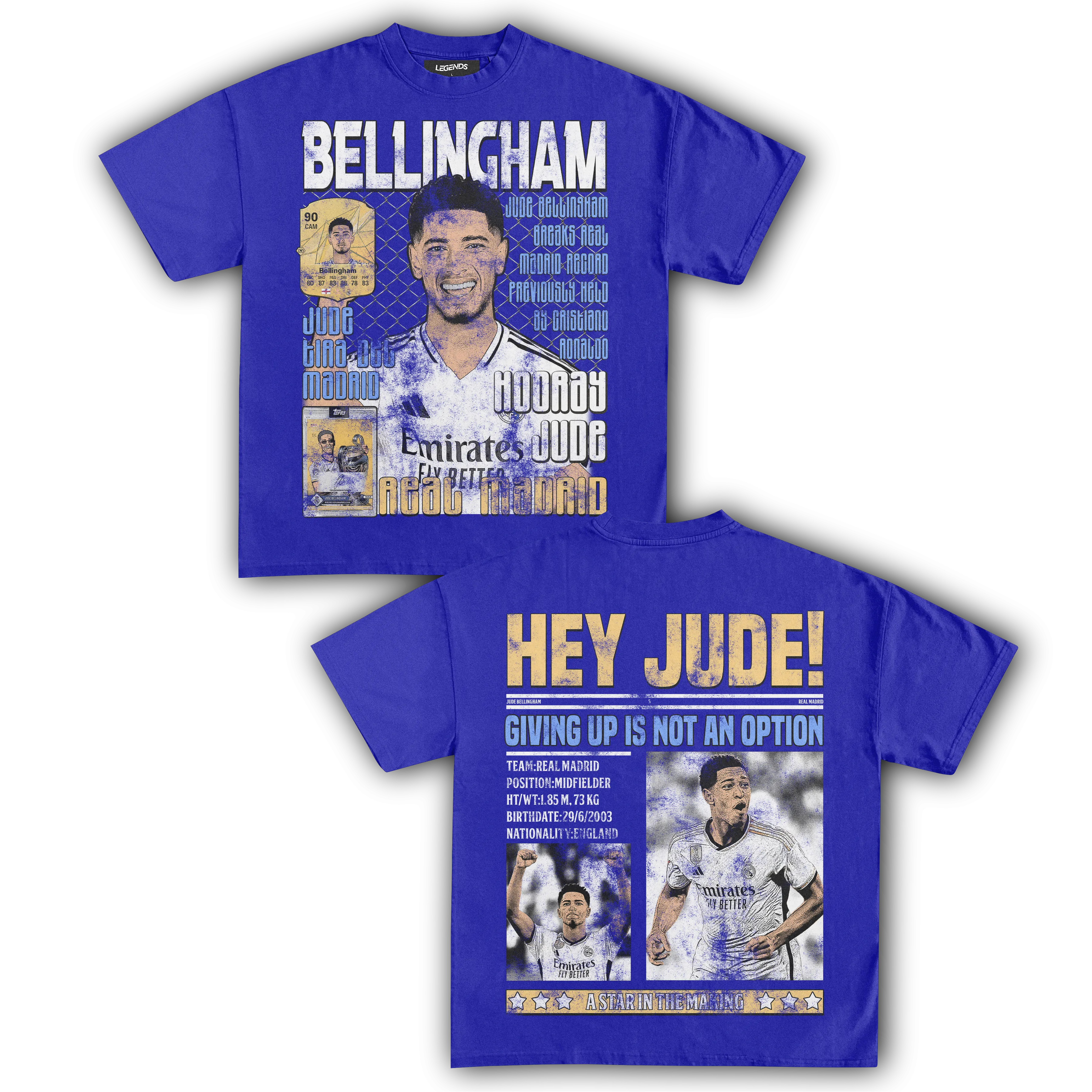 HEY JUDE! BELLINGHAM TEE (Double Sided)