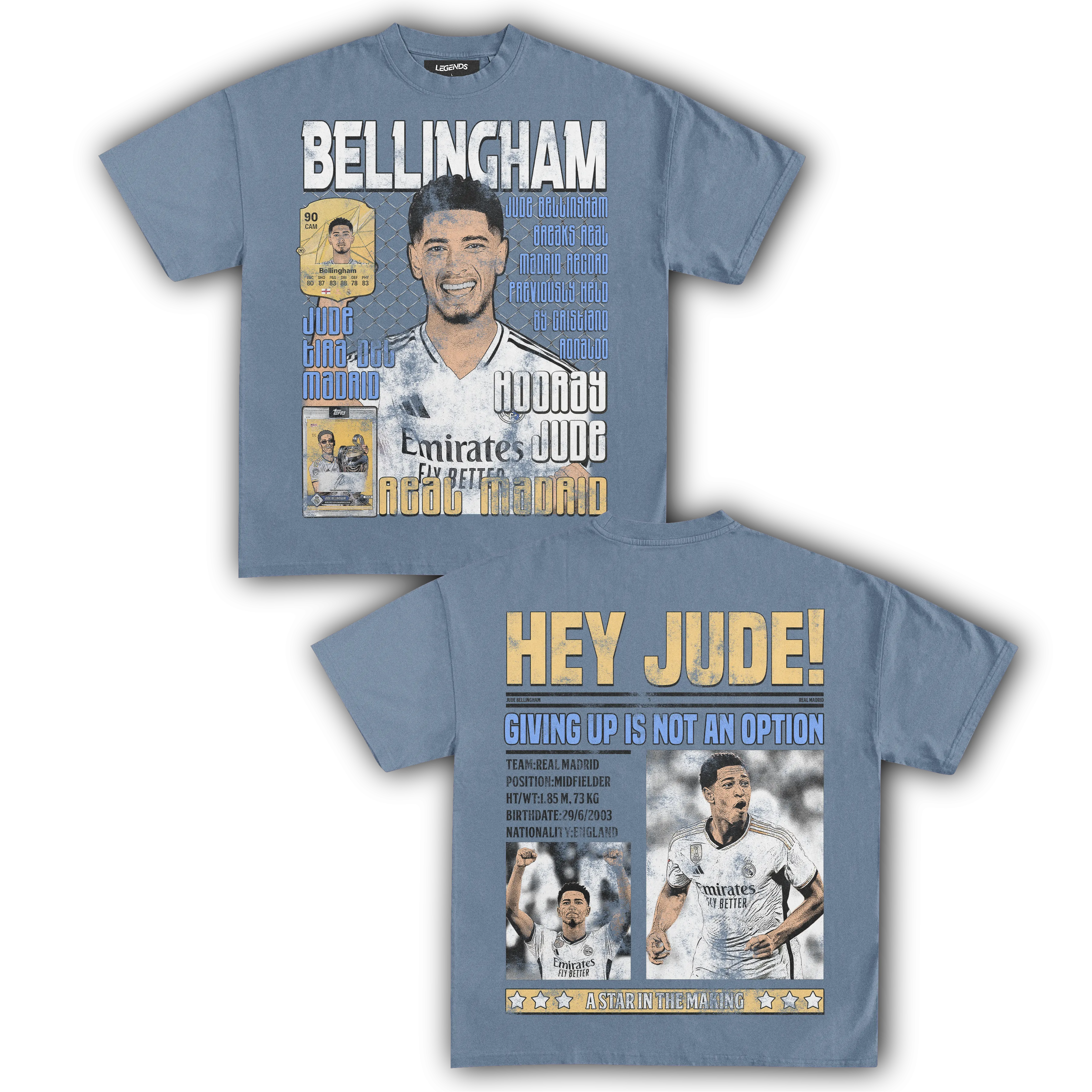 HEY JUDE! BELLINGHAM TEE (Double Sided)