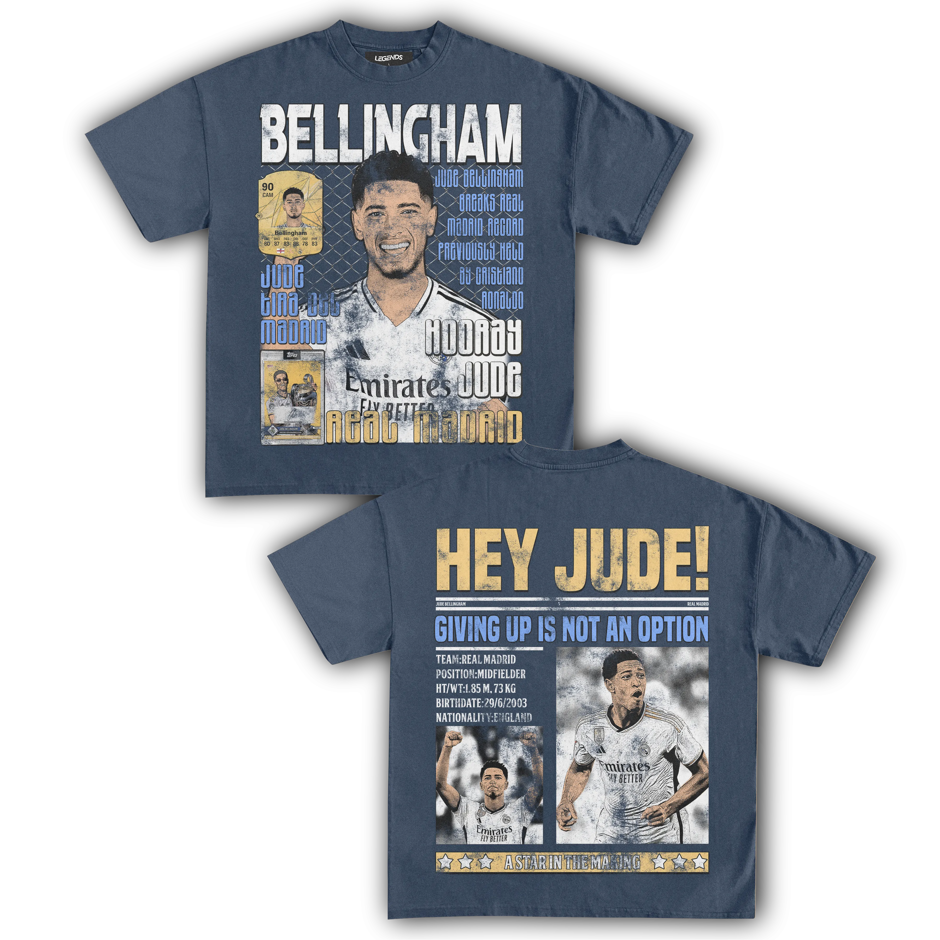 HEY JUDE! BELLINGHAM TEE (Double Sided)
