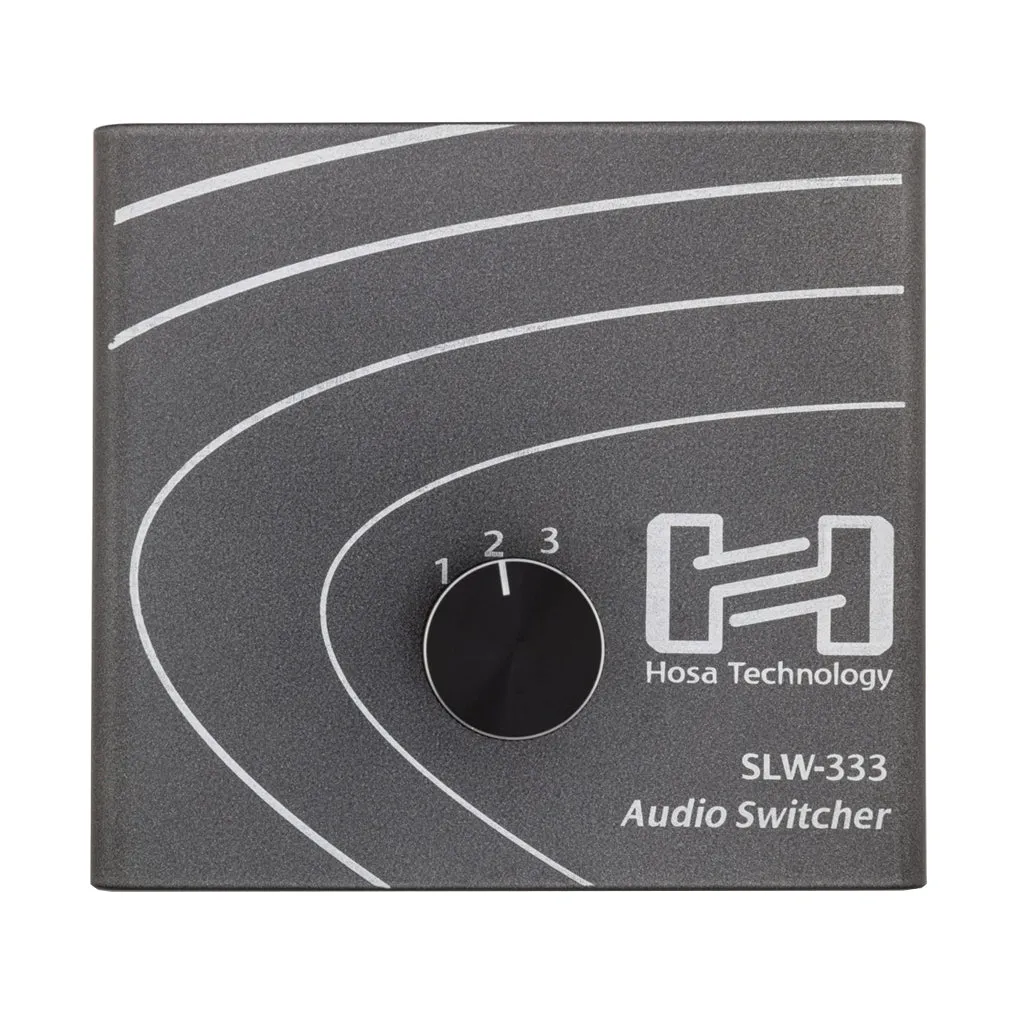 Hosa Technology Audio Switcher 3 In/Out