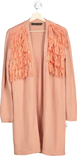 House of Harlow Peach Knit Cardigan UK S