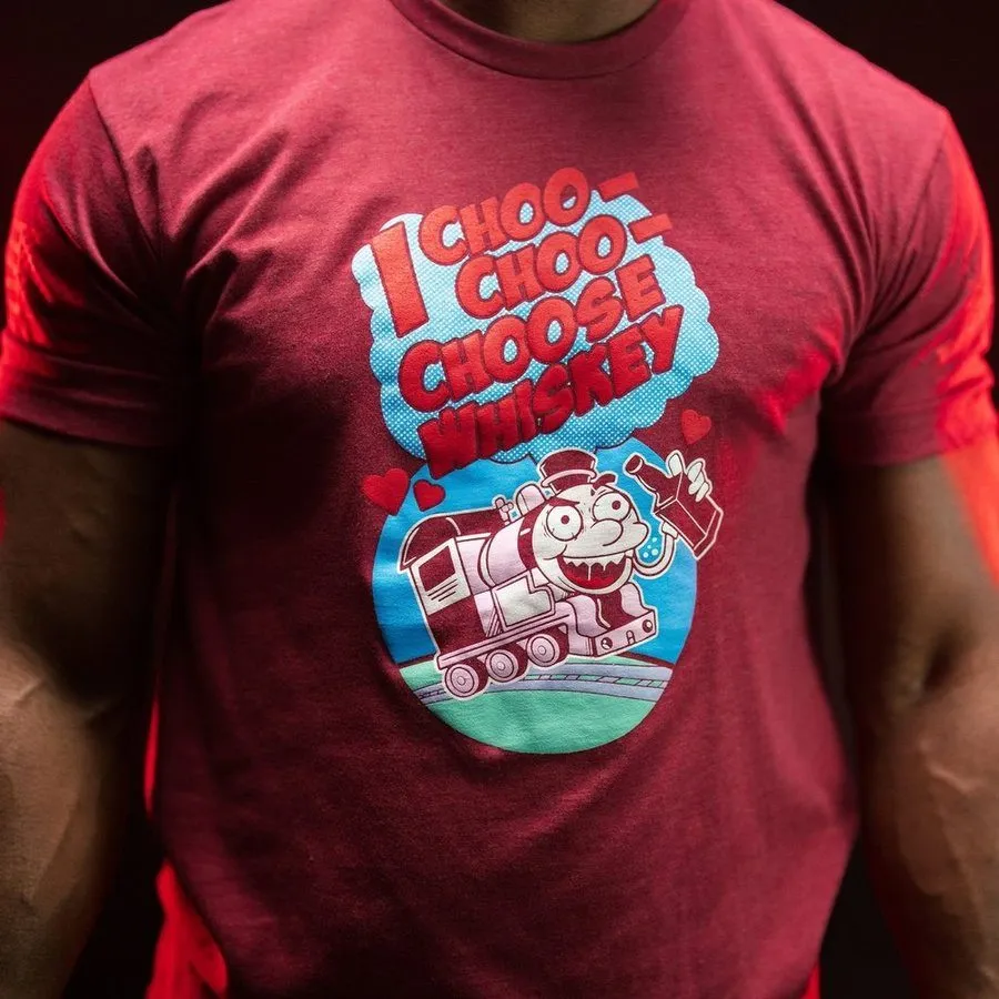 I Choose Whiskey T-Shirt - Cardinal