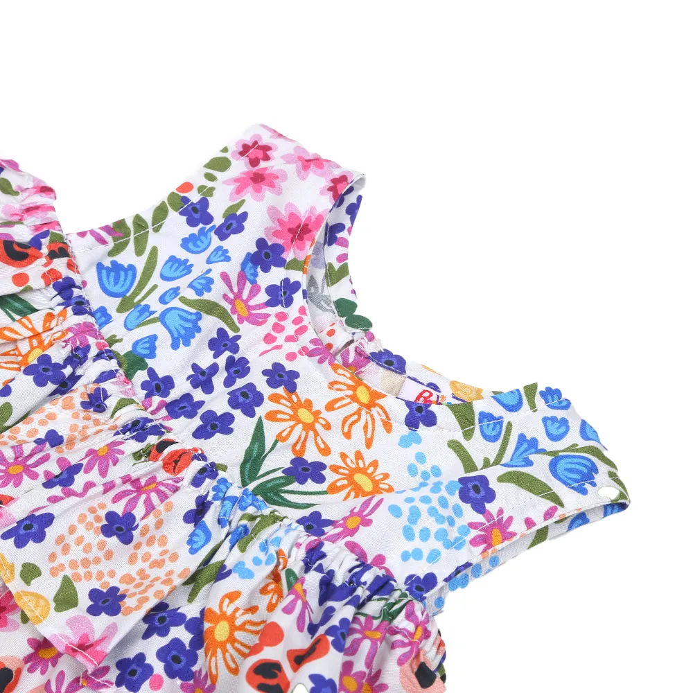 Infants Girls Casual Top Bloom - Multi | Bachaa Party Baby Clothes Girls Tops & T-Shirts