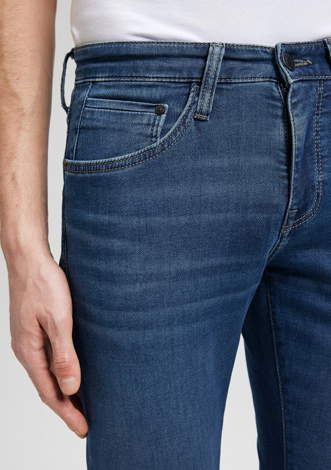 Jake Dark Blue Sporty Jean Pants