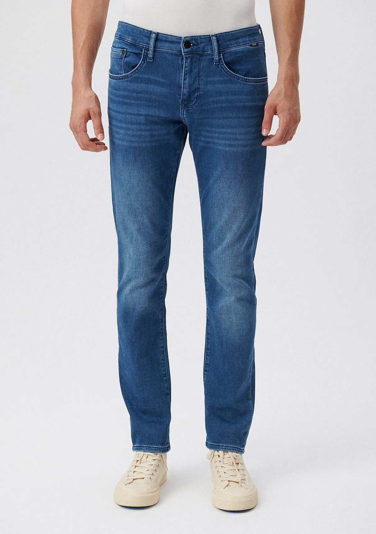 Jake Mid Brushed Sporty Jean Pants