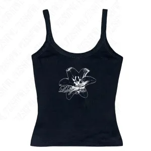 JazzHer Classic Aesthetic Printing Woman's Clothing Advanced Maiden Halter tops Fashion Casual Singlet Slim Vintage Casual Cute Camisole