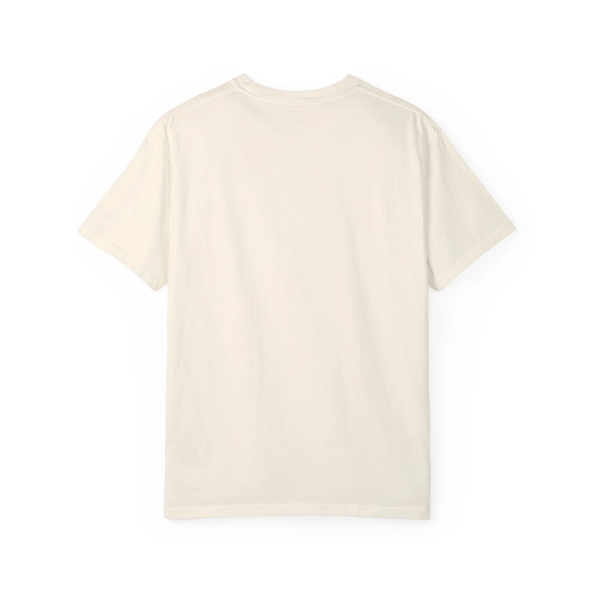Joseph Israel Heart Navy & Gold Square Unisex Garment-Dyed T-shirt