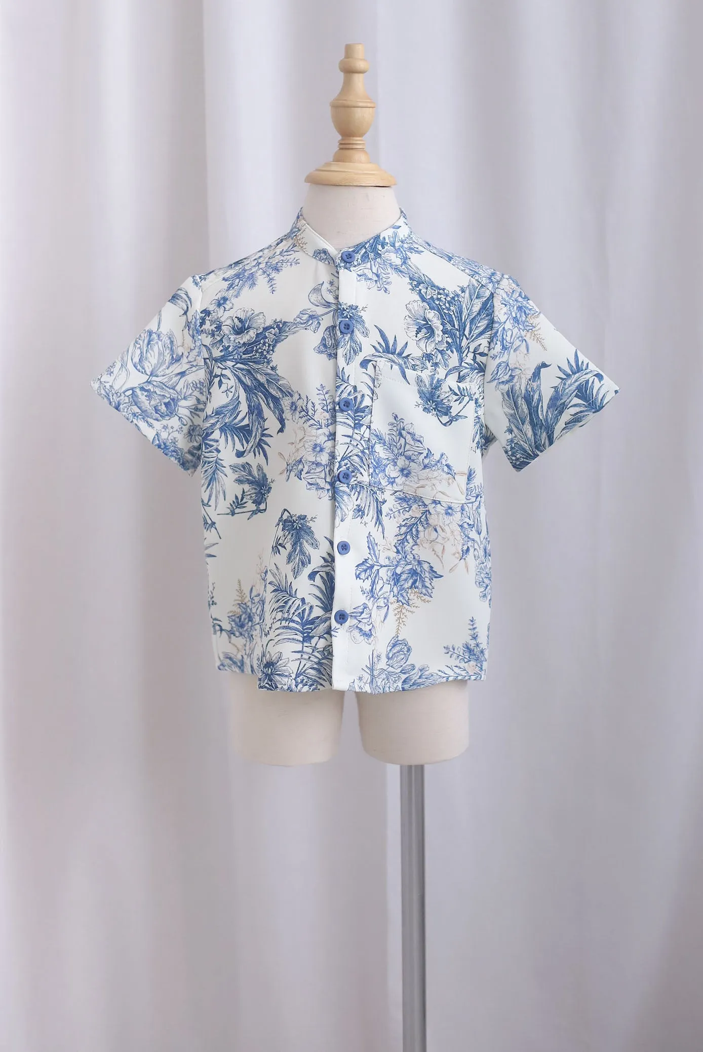 *Kids* TDC Kayden Chinoiserie Boy Shirt