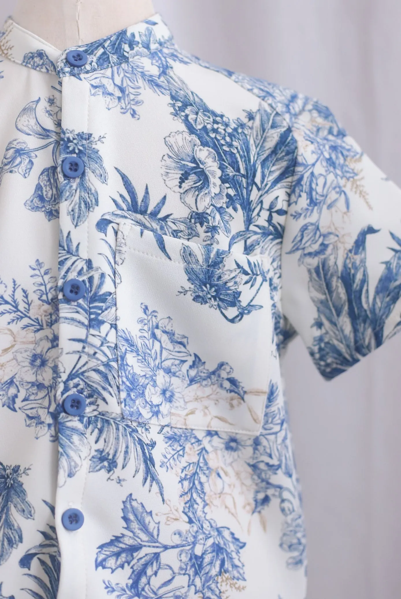 *Kids* TDC Kayden Chinoiserie Boy Shirt