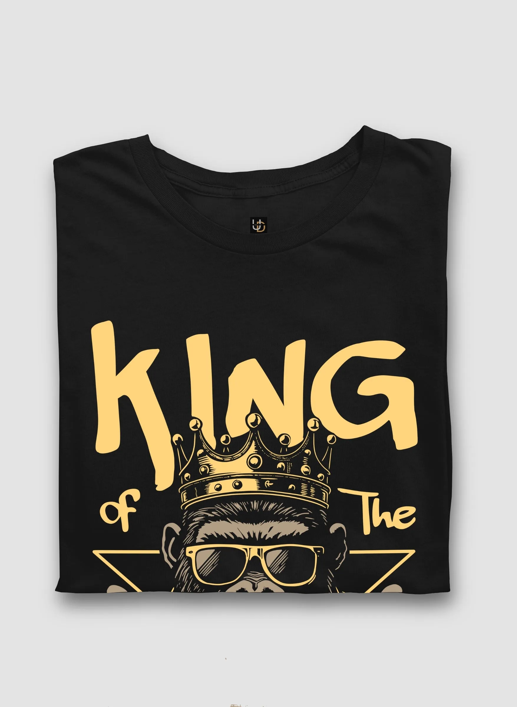 King of the Street Black Half Sleeve T-Shirt