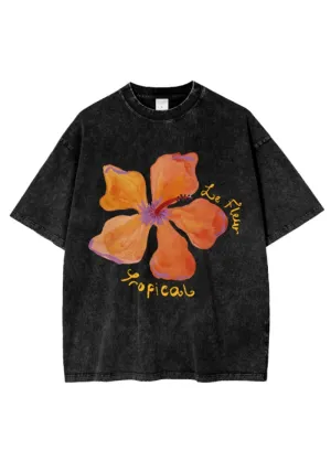 La Fleur Oversize Tee - Black