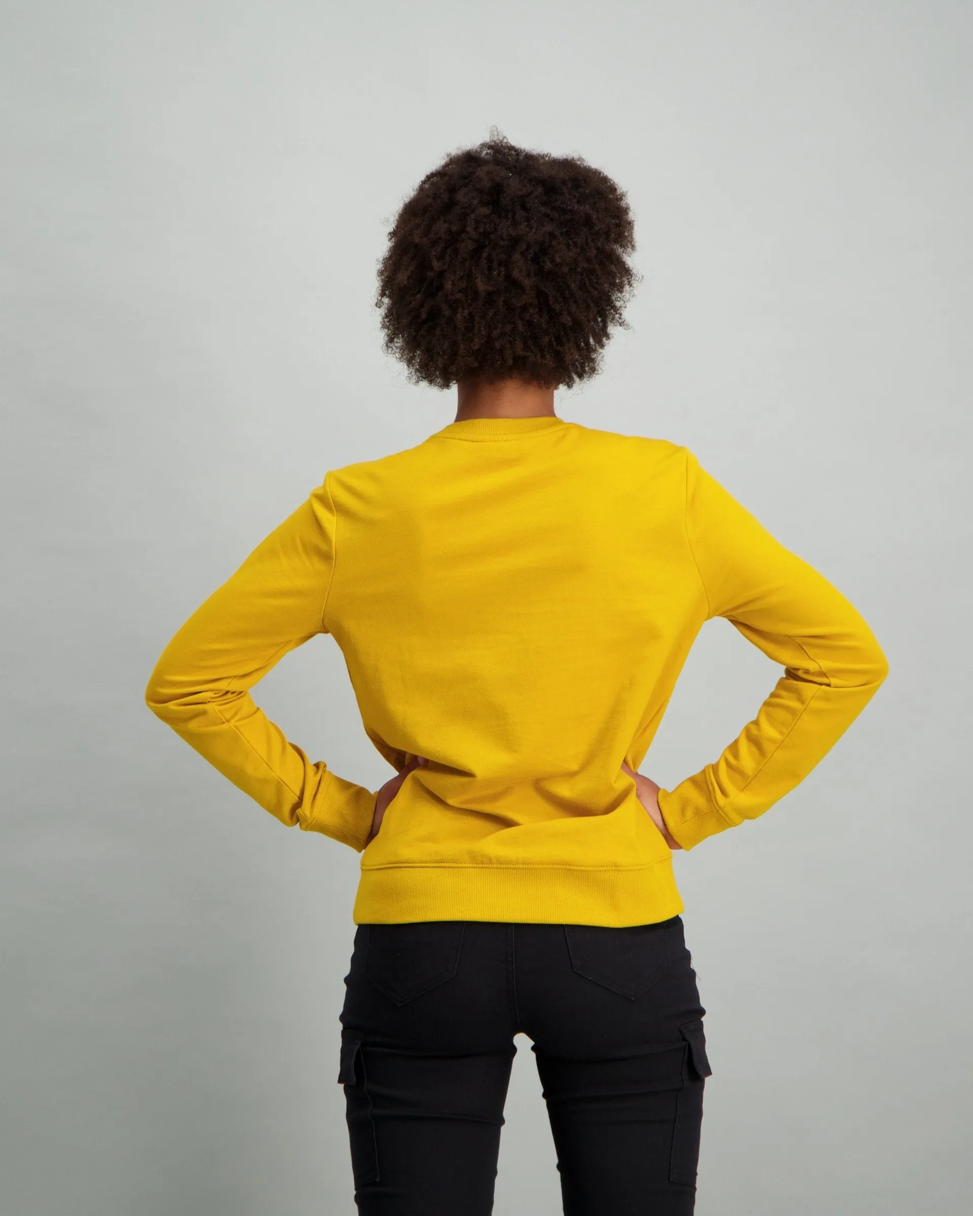 Ladies Wild at Heart Slogan Top - Mustard