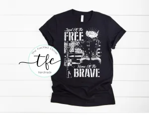 {Land Of The Free.  Home Of The Brave}