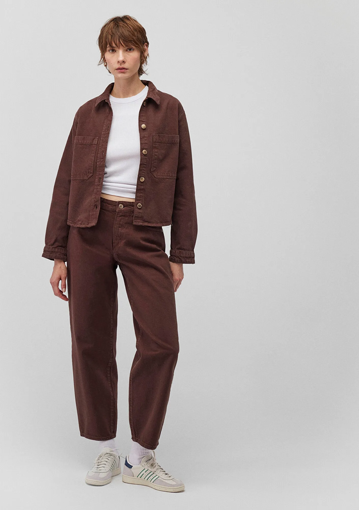 Leila Dark Chocolate Mavi Premium Jean Pants
