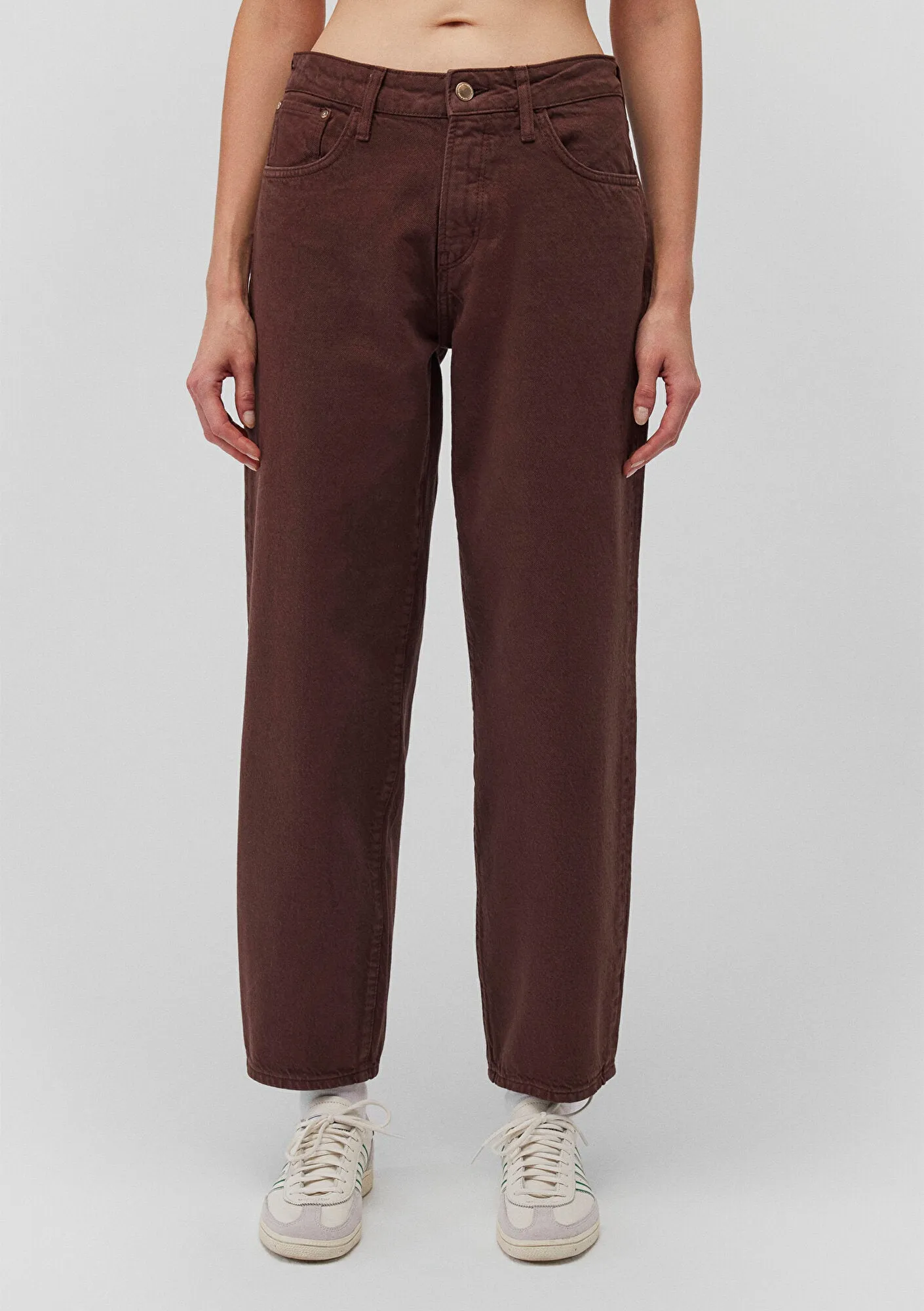 Leila Dark Chocolate Mavi Premium Jean Pants