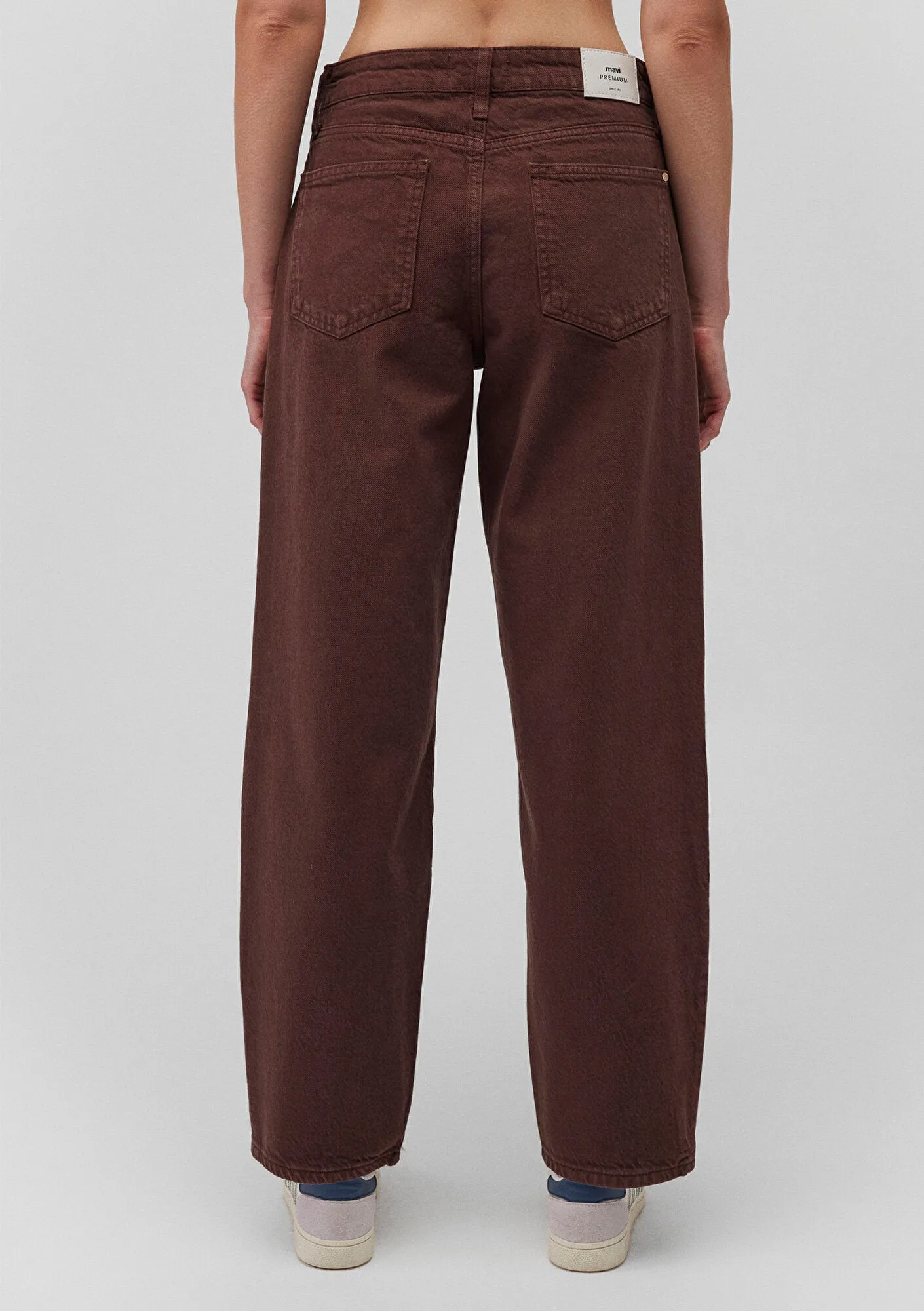 Leila Dark Chocolate Mavi Premium Jean Pants