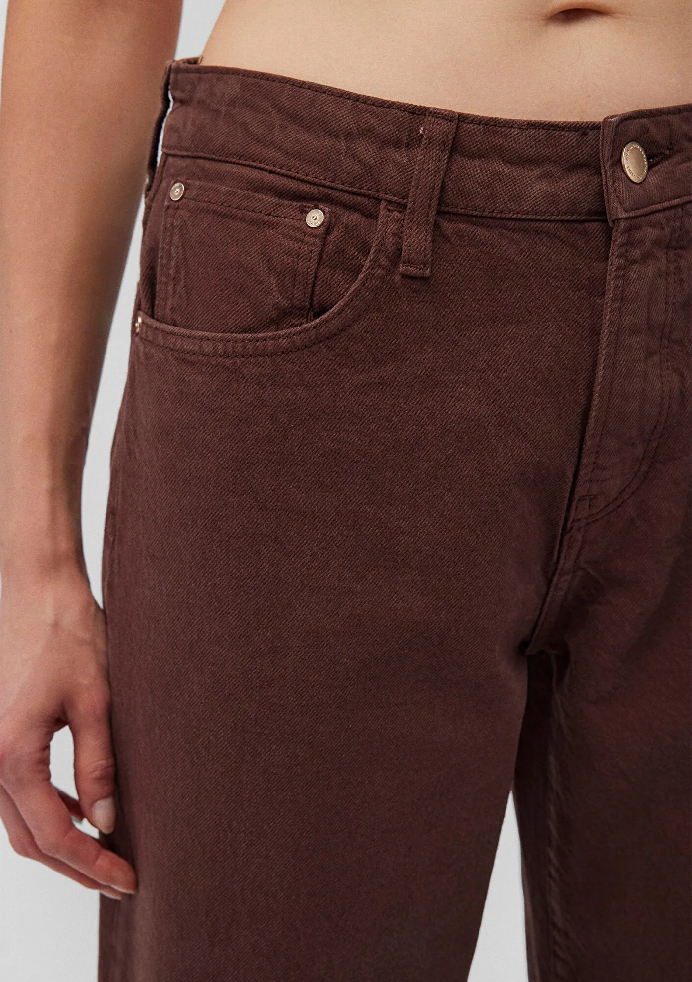 Leila Dark Chocolate Mavi Premium Jean Pants